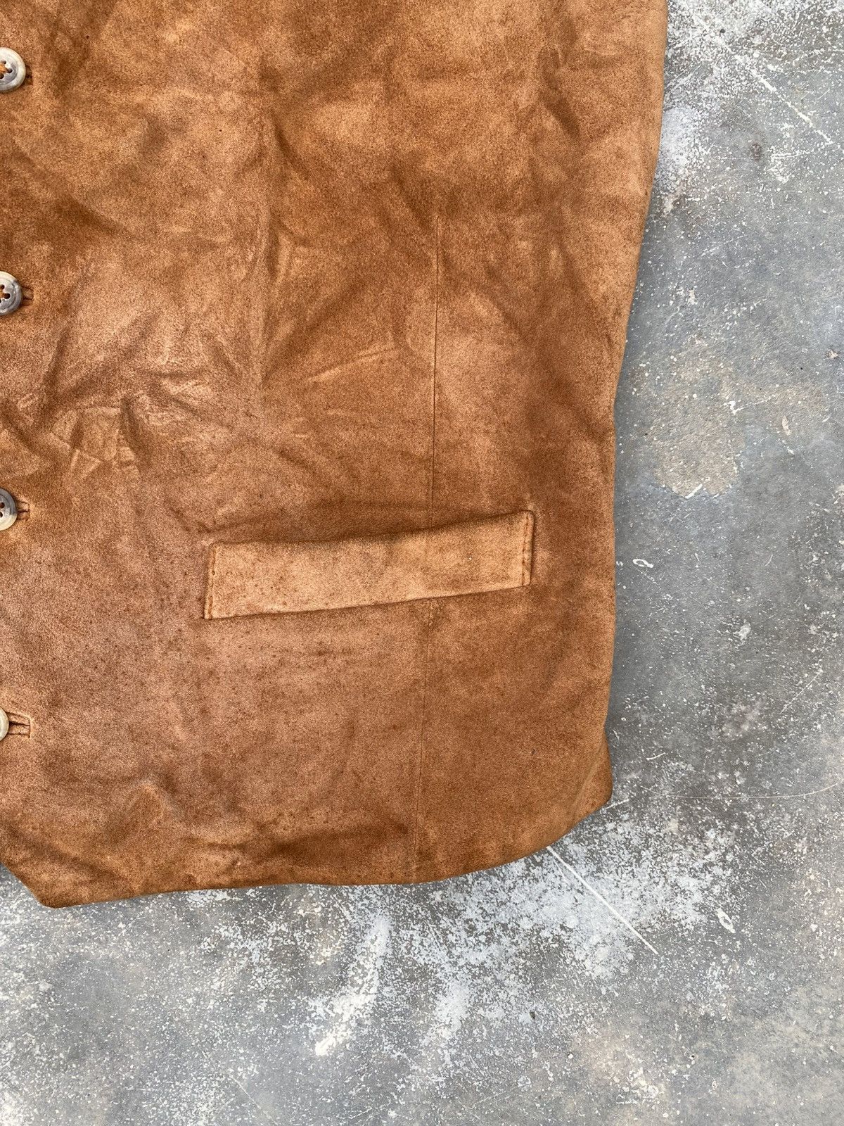 J.Crew × Vintage JCrew cow leather waistcoat Size US S / EU 44-46 / 1 - 6 Thumbnail
