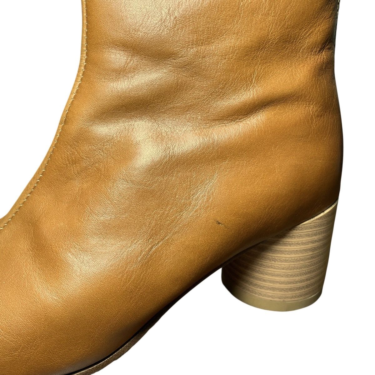 MM6 MM6 Maison Margiela Pebbled-leather Anatomic Ankle Boots Size US 8 / IT 38 - 9 Thumbnail