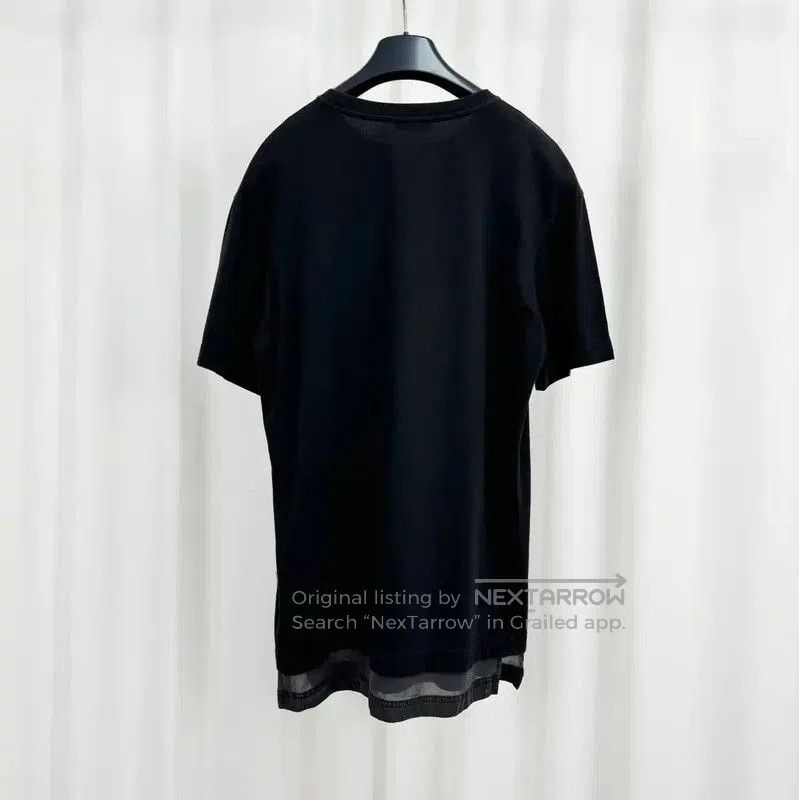 Dior Dior Black Cotton Embroidered Logo T-Shirt . Size US XS / EU 42 / 0 - 2 Thumbnail
