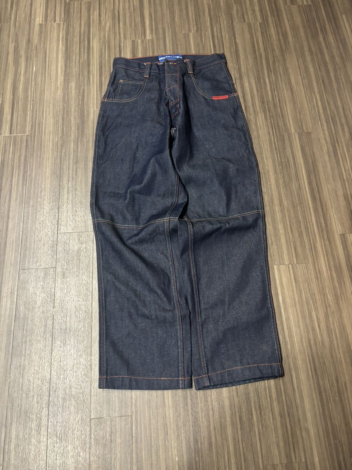 Vintage Y2K Urban Edge baggy jeans 30x32 embroide carpenter wide-leg Size US 30 / EU 46 - 2 Thumbnail