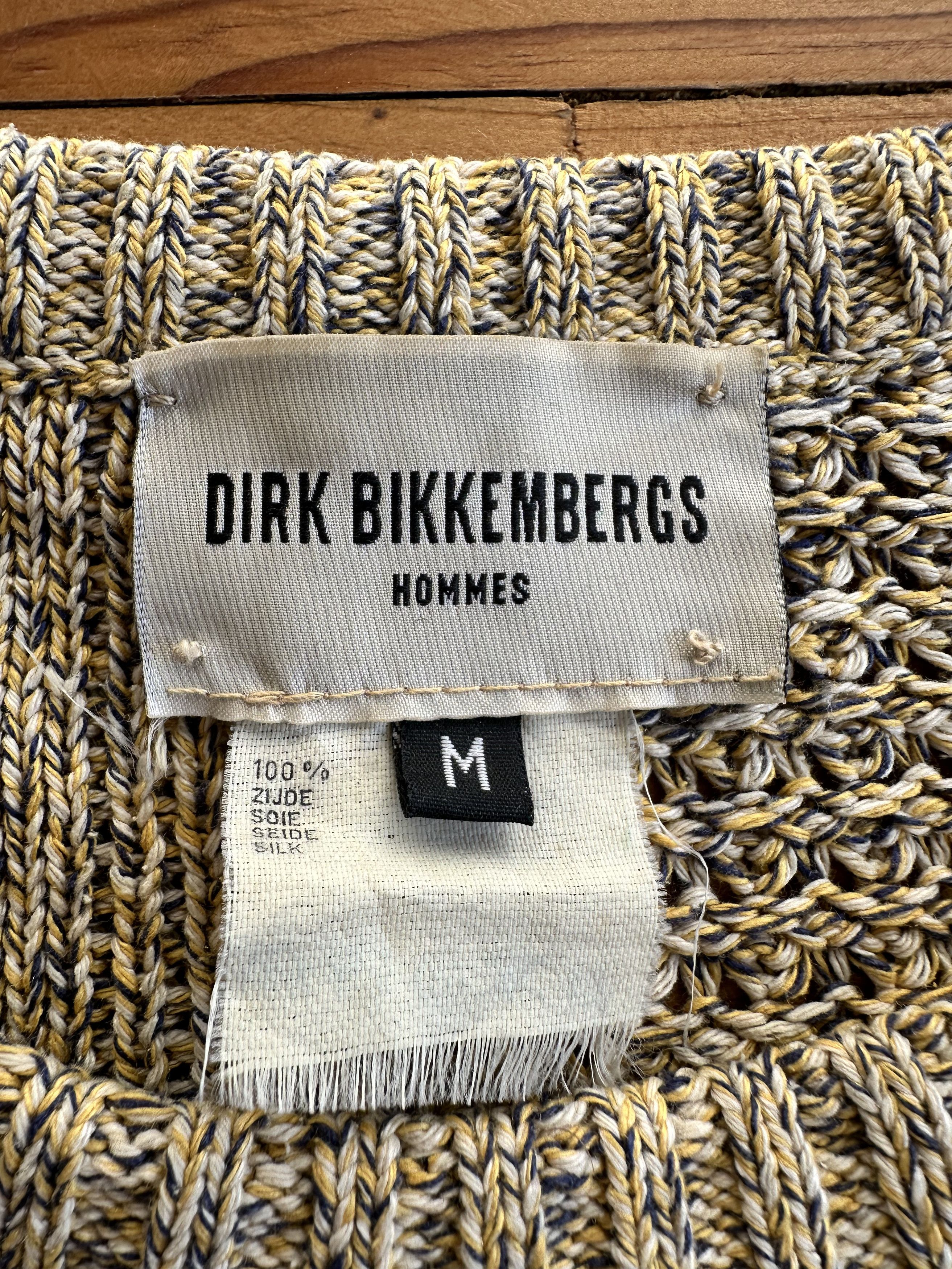 Dirk Bikkembergs S/S 1995 Silk Sweater Navel/Back Center Slit Size US M / EU 48-50 / 2 - 3 Thumbnail