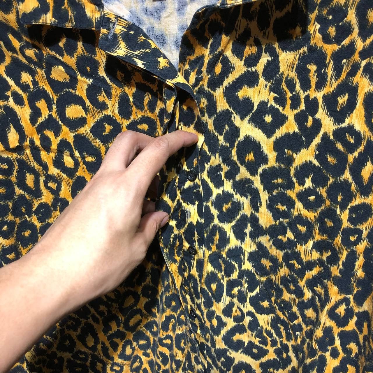 Versus Versace Versace Versus Leopard print button down long sleeves Size US M / EU 48-50 / 2 - 5 Thumbnail