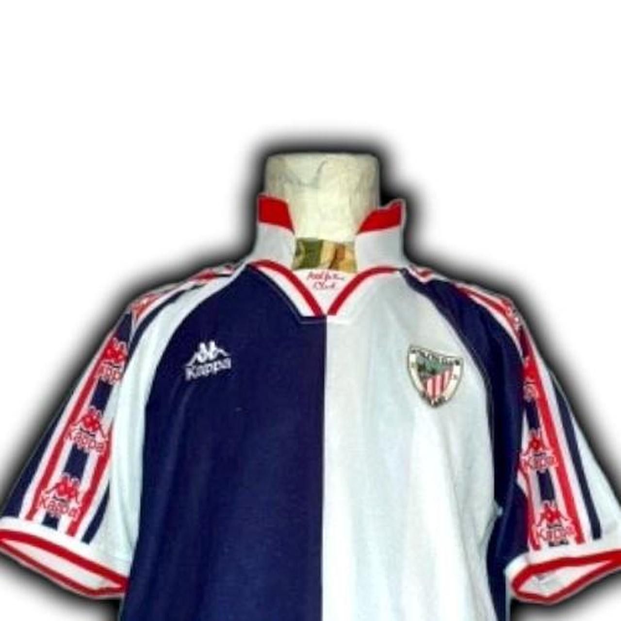Kappa Athletic Club Bilbao Spain 1995 1996 1997 Away Shirt Jersey Size US XL / EU 56 / 4 - 2 Thumbnail
