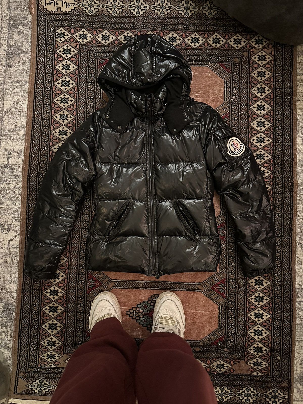 Moncler maya big logo deals