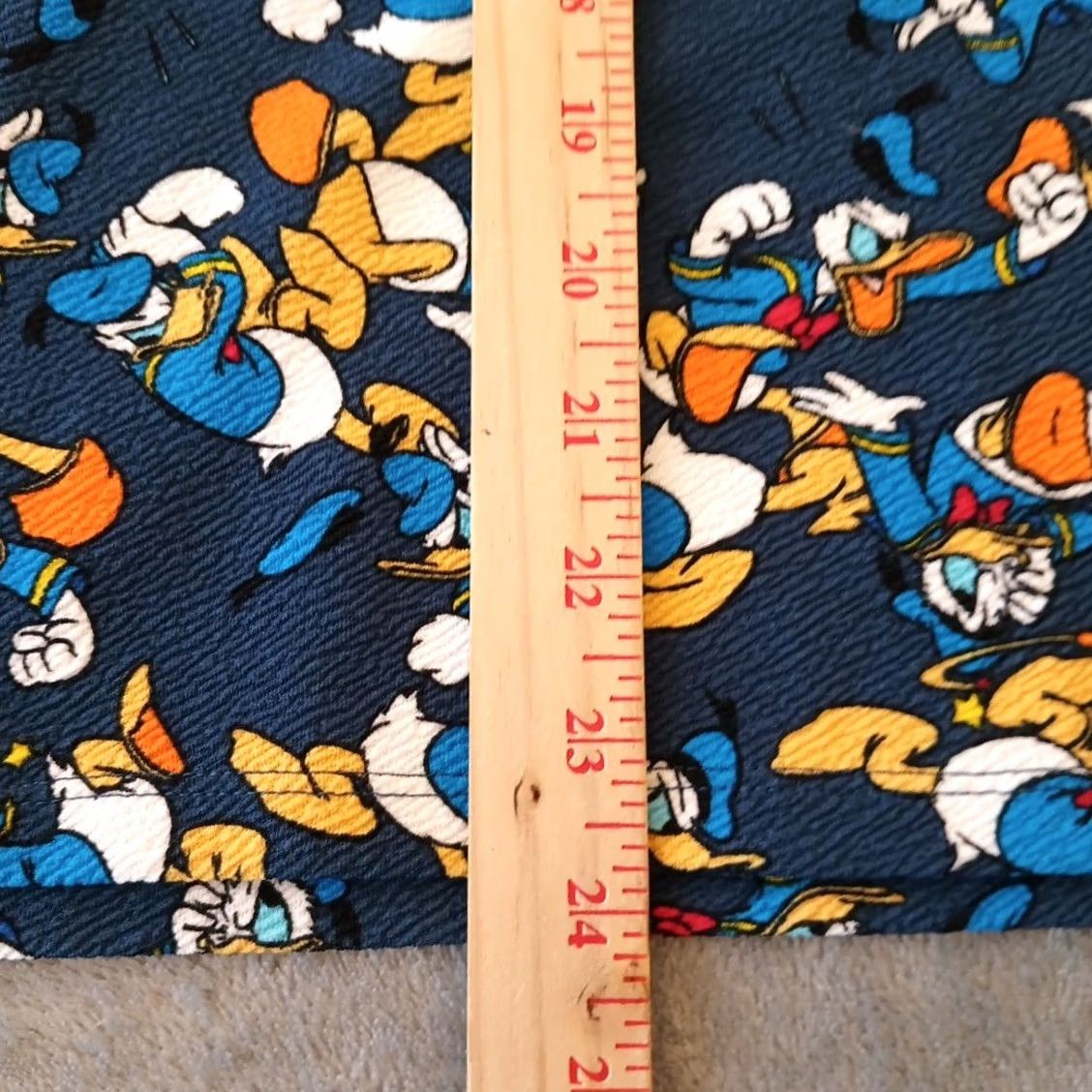 Vintage LuLaRoe Skirt S Women Blue Geometric Knee Length Pull On Polyester Spandex Knit Casual Stretch Size 28" / US 6 / IT 42 - 4 Thumbnail