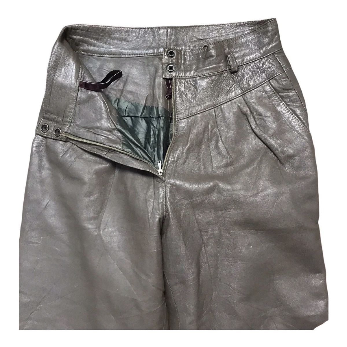 Leather × Other Echtes Leder Real leather Pant Size 24" / US 00 / IT 34 - 4 Thumbnail