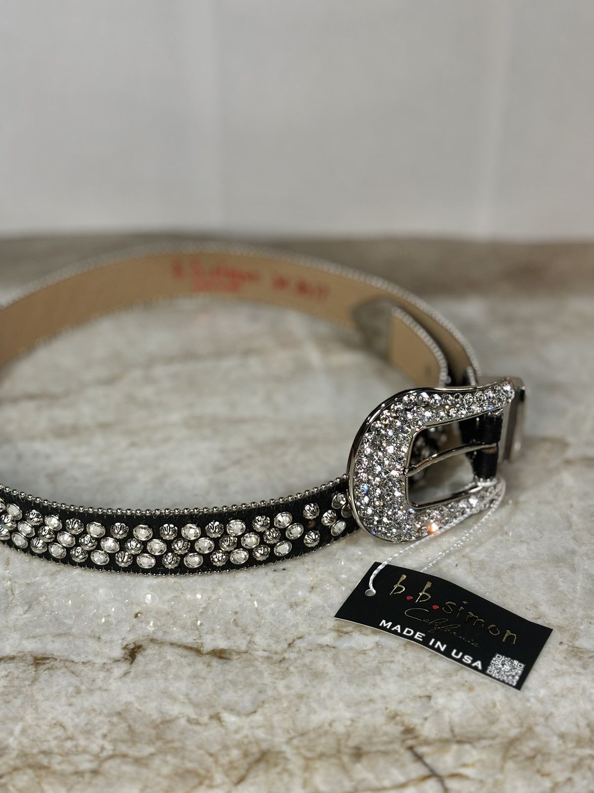 B.B. Simon Bb Simon Belt Size 34 - 2 Thumbnail