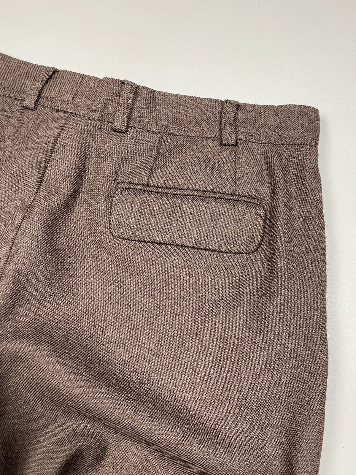 Dries Van Noten Dries Van Noten wool brown pants size 54 Size US 36 / EU 52 - 11 Thumbnail