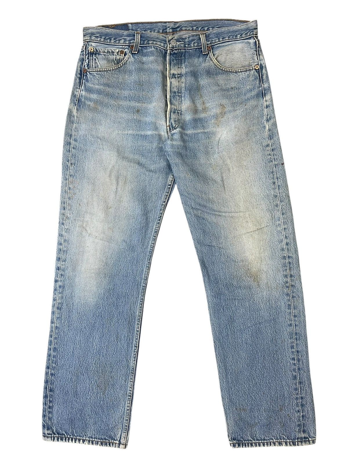 Levi's Vintage Levi’s 501 Jeans Faded Distressed Streetwear Size US 36 / EU 52 - 1 Thumbnail