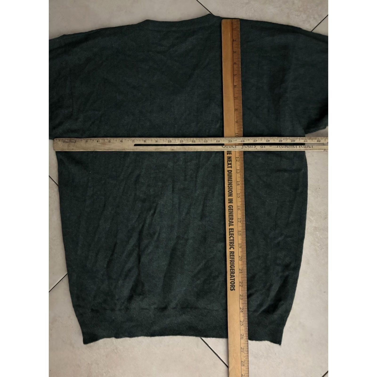 Vintage VINTAGE Peterborough Row Mens Cashmere V-Neck Pullover Knit Green Sweater M Regular Long Sleeve Knit Solid 100% Cashmere Fall Winter Business Casual Size US M / EU 48-50 / 2 - 5 Thumbnail