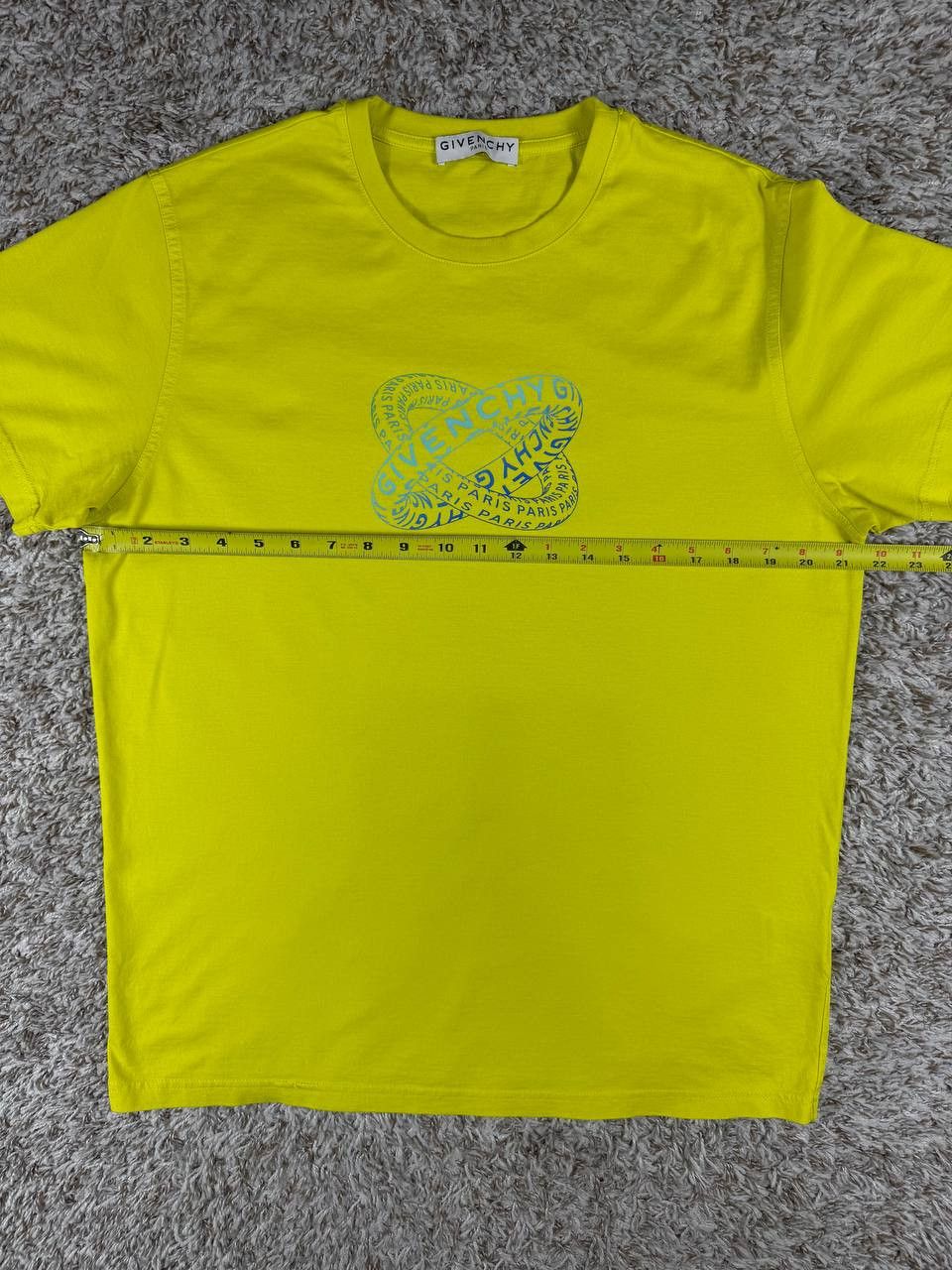 Givenchy Givenchy Yellow Infinity Rings Logo T-Shirt Size US XS / EU 42 / 0 - 5 Thumbnail