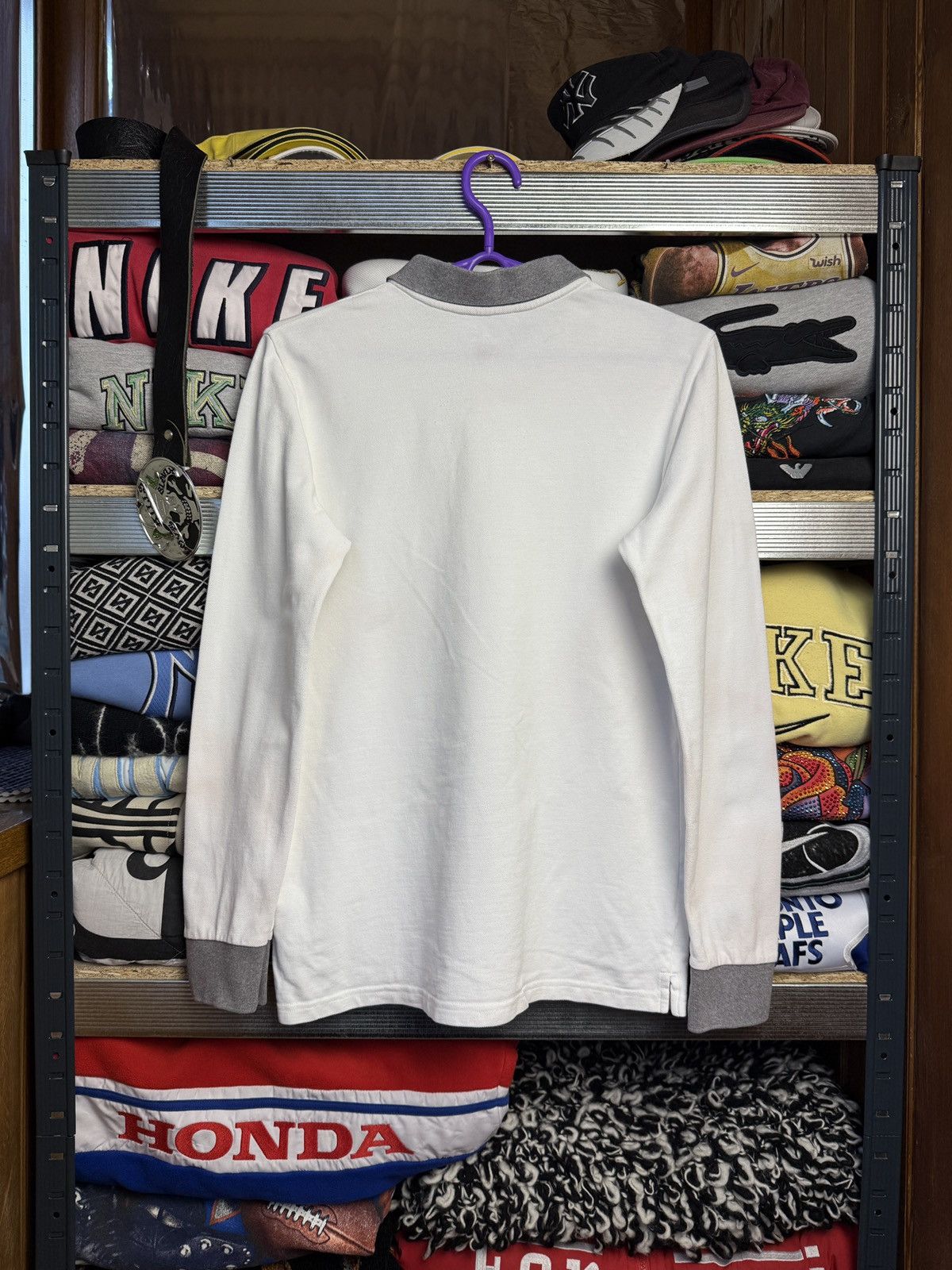 Moncler Moncler Polo Long Sleeve Luxury Size US XS / EU 42 / 0 - 2 Thumbnail