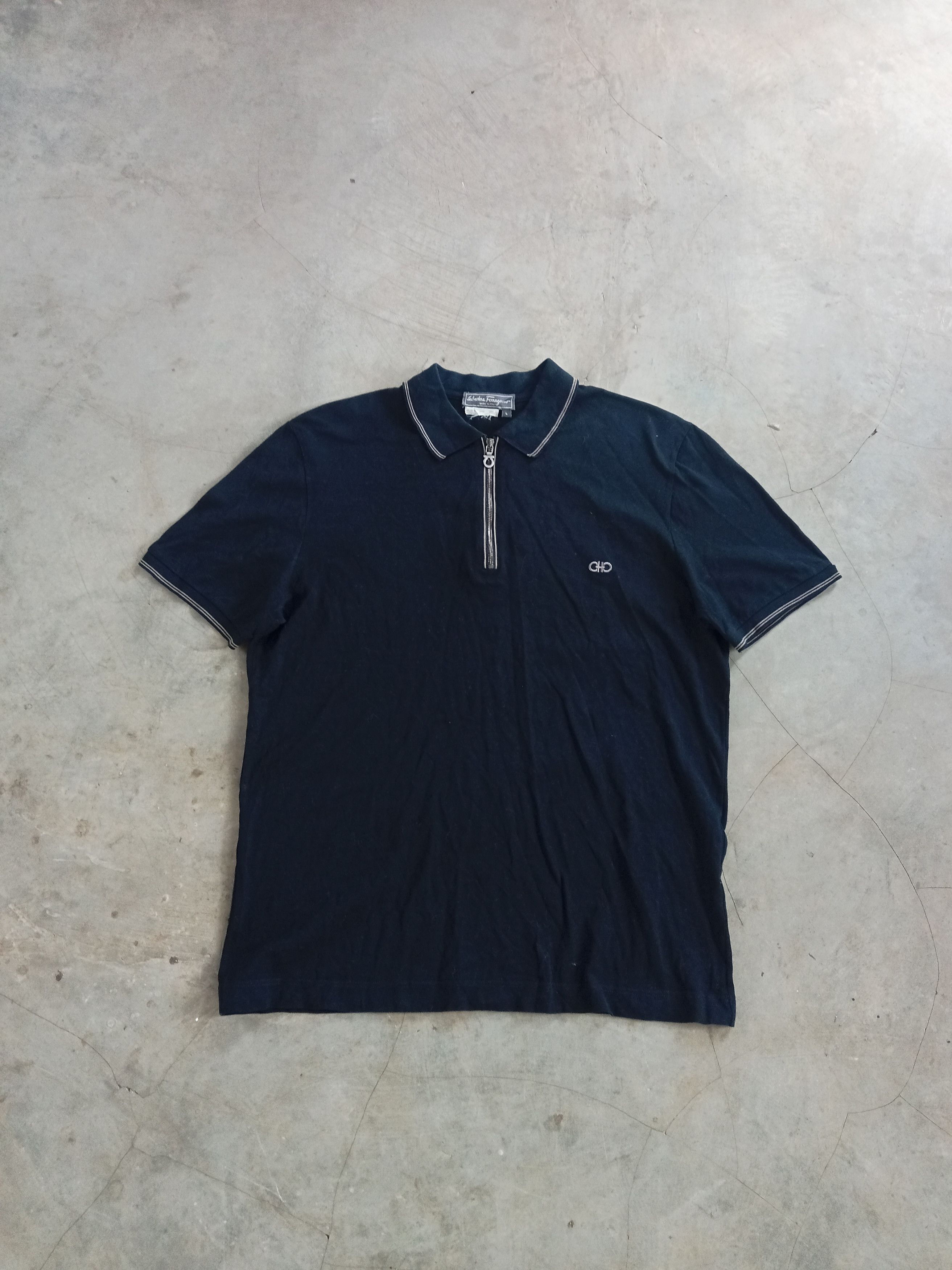 Salvatore Ferragamo Salvatore Ferragamo Polo Shirt Size US L / EU 52-54 / 3 - 1 Thumbnail