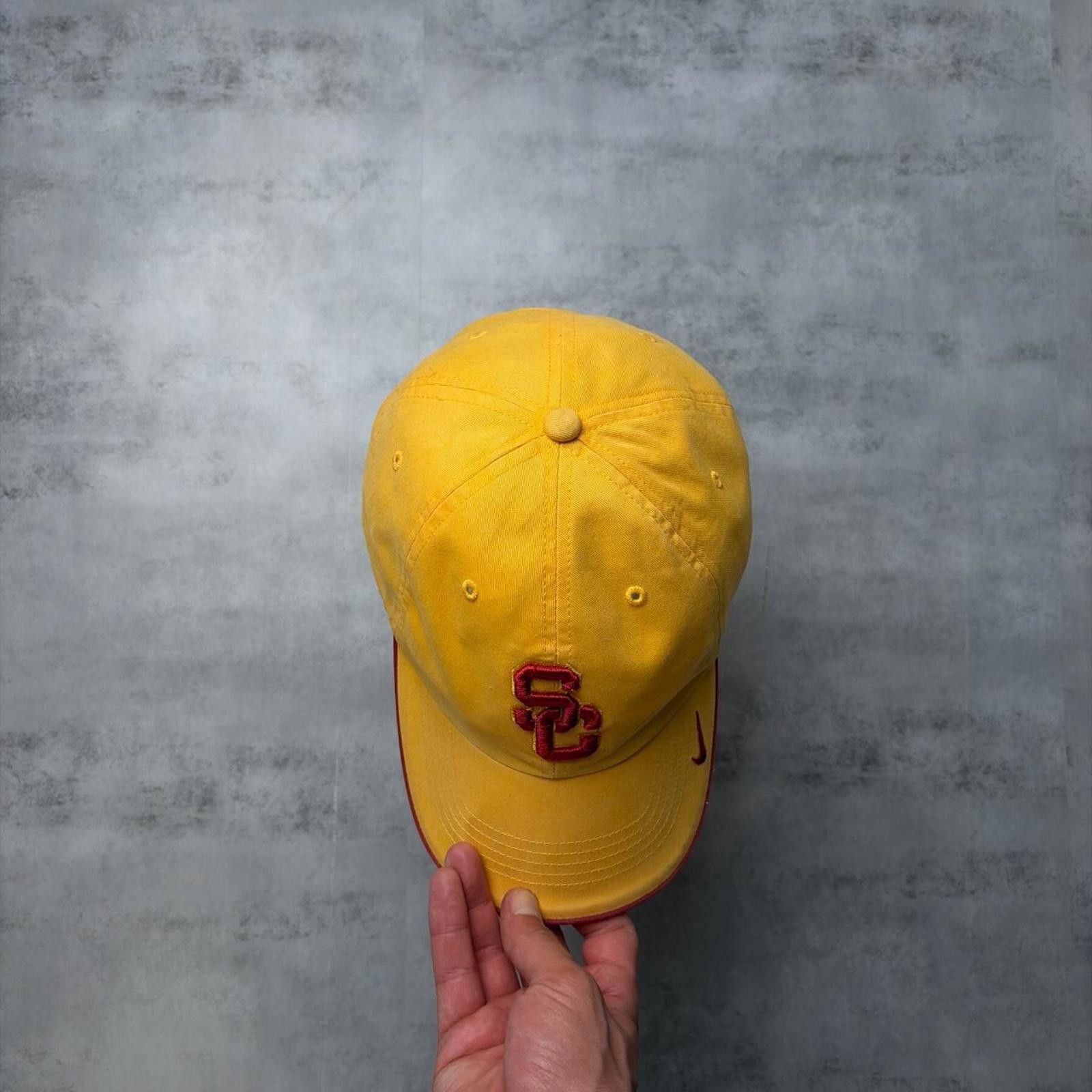 Nike Vintage Yellow Nike USC Trojans College Baseball Hat Size ONE SIZE - 5 Thumbnail