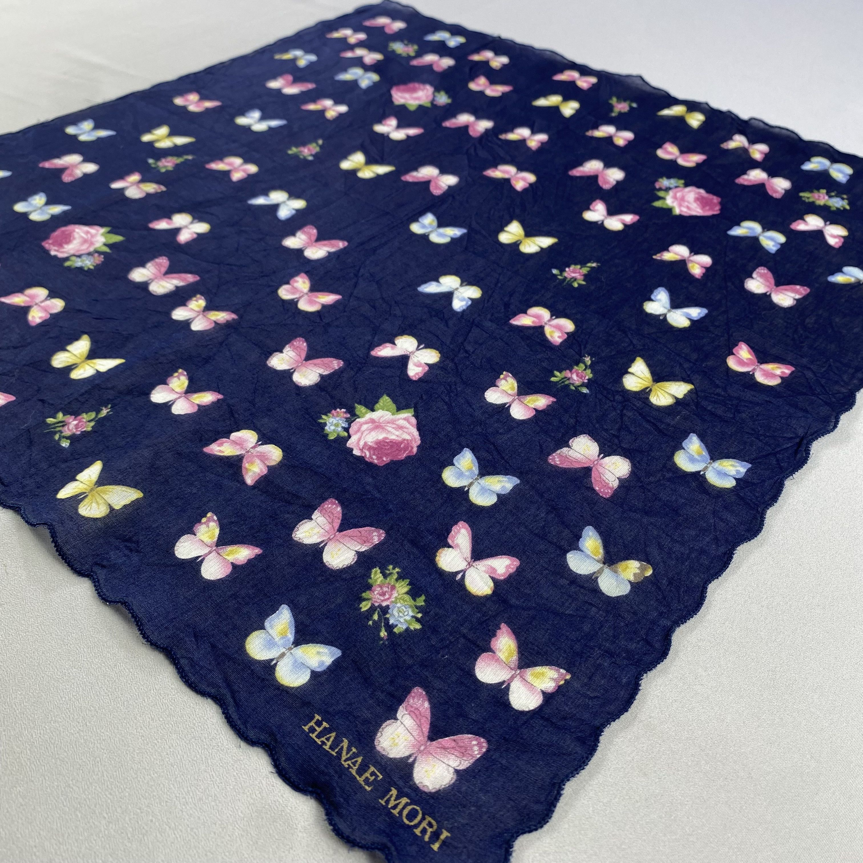 Hanae Mori × Vintage Hanae Mori Bandana/ Handkerchief / Neckerchief Size ONE SIZE - 2 Thumbnail