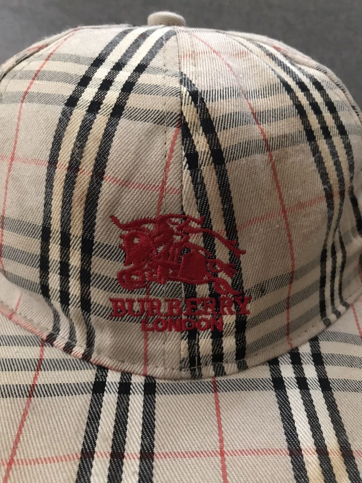 BURBERRY VINTAGE LONDON HUNTING outlets HAT CHECK BLACK GREY XL SIZES