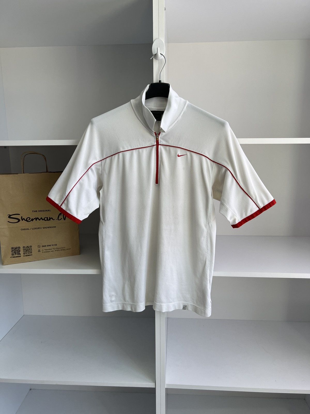 Nike × Vintage Vintage Nike Tennis Jersey Size US S / EU 44-46 / 1 - 1 Thumbnail