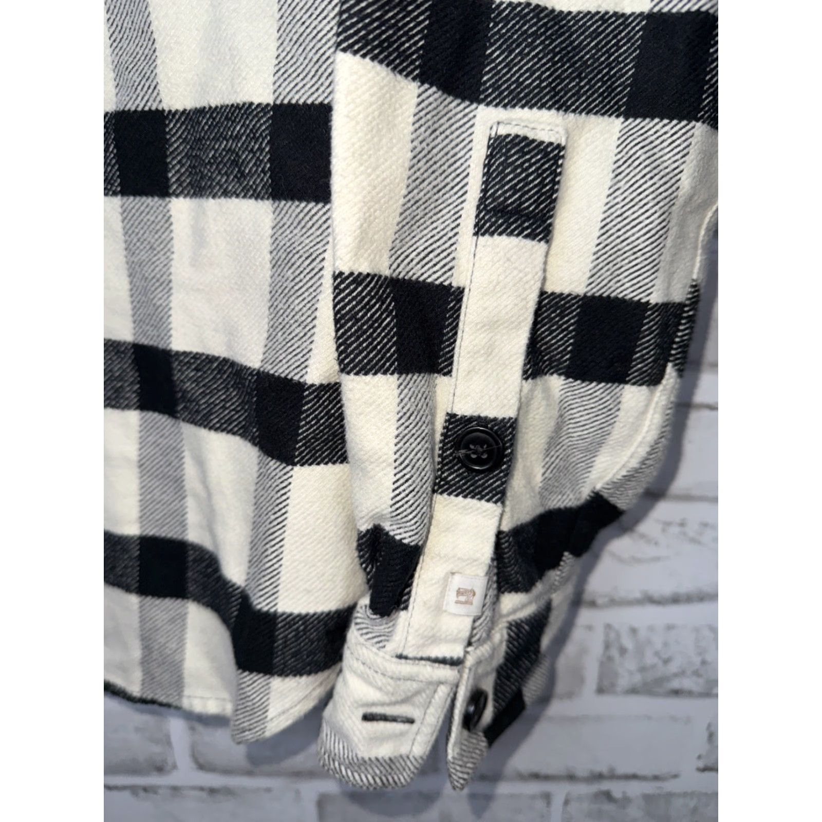 Scotch & Soda Scotch & Soda Button-Up Shirt Men M Flannel Black and White Multicolor Long Sleeve Casual Shirt Size US M / EU 48-50 / 2 - 4 Thumbnail