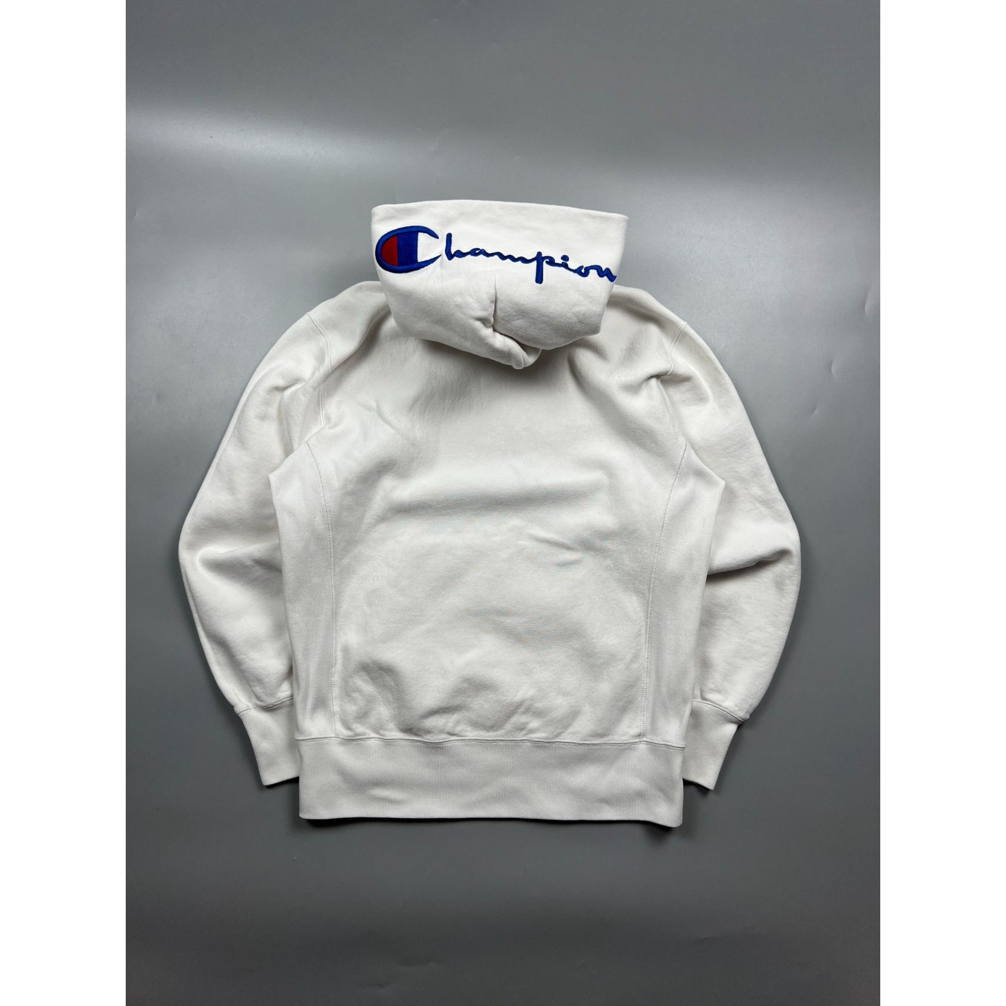 Champion Champion Reverse Weave Vintage White Hoodie (Y0878) Size US L / EU 52-54 / 3 - 8 Thumbnail