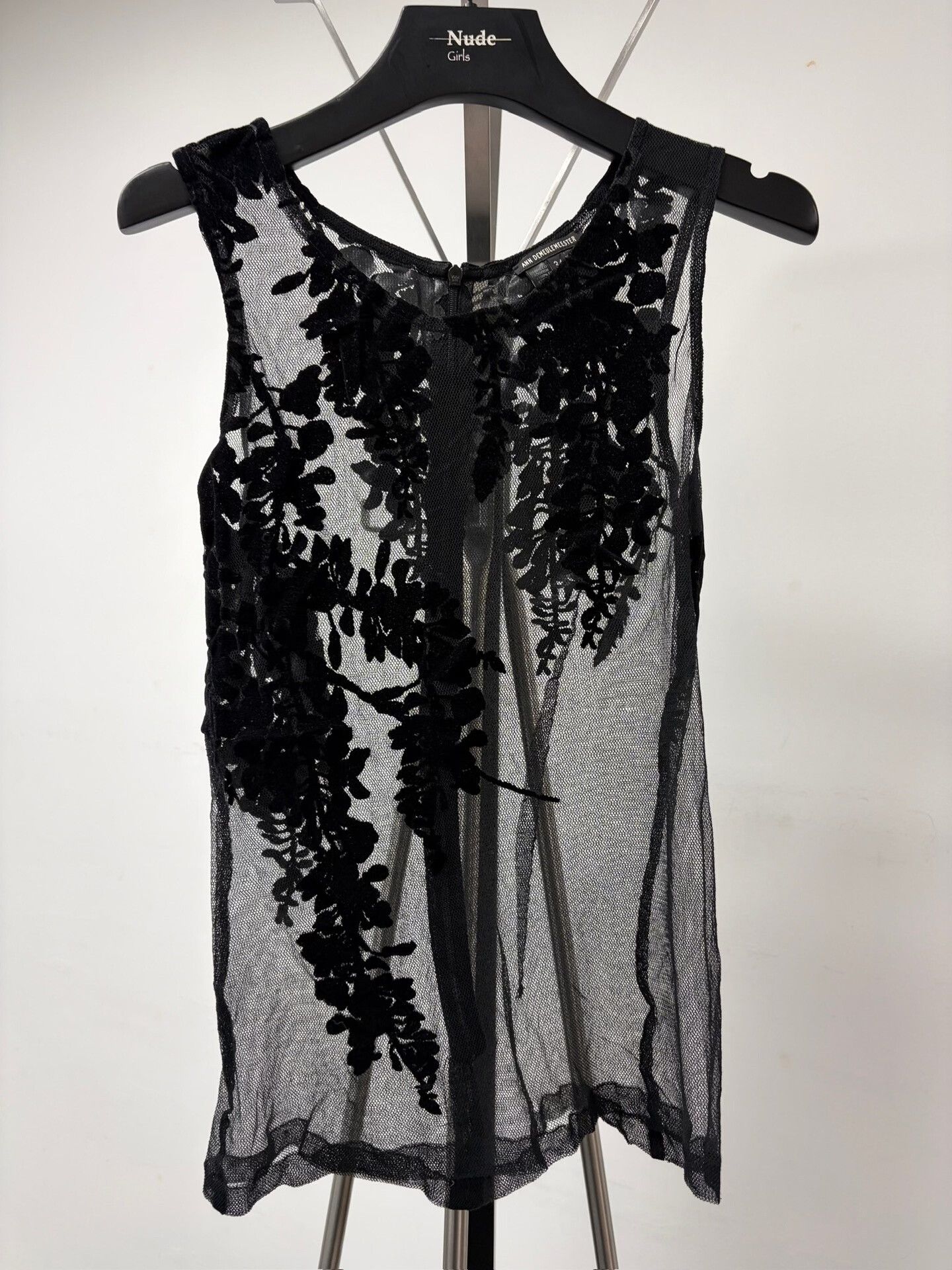 Ann Demeulemeester Ann Demeulemeester Sheer Floral Top Size XXS / US 00 / IT 34 - 1 Thumbnail