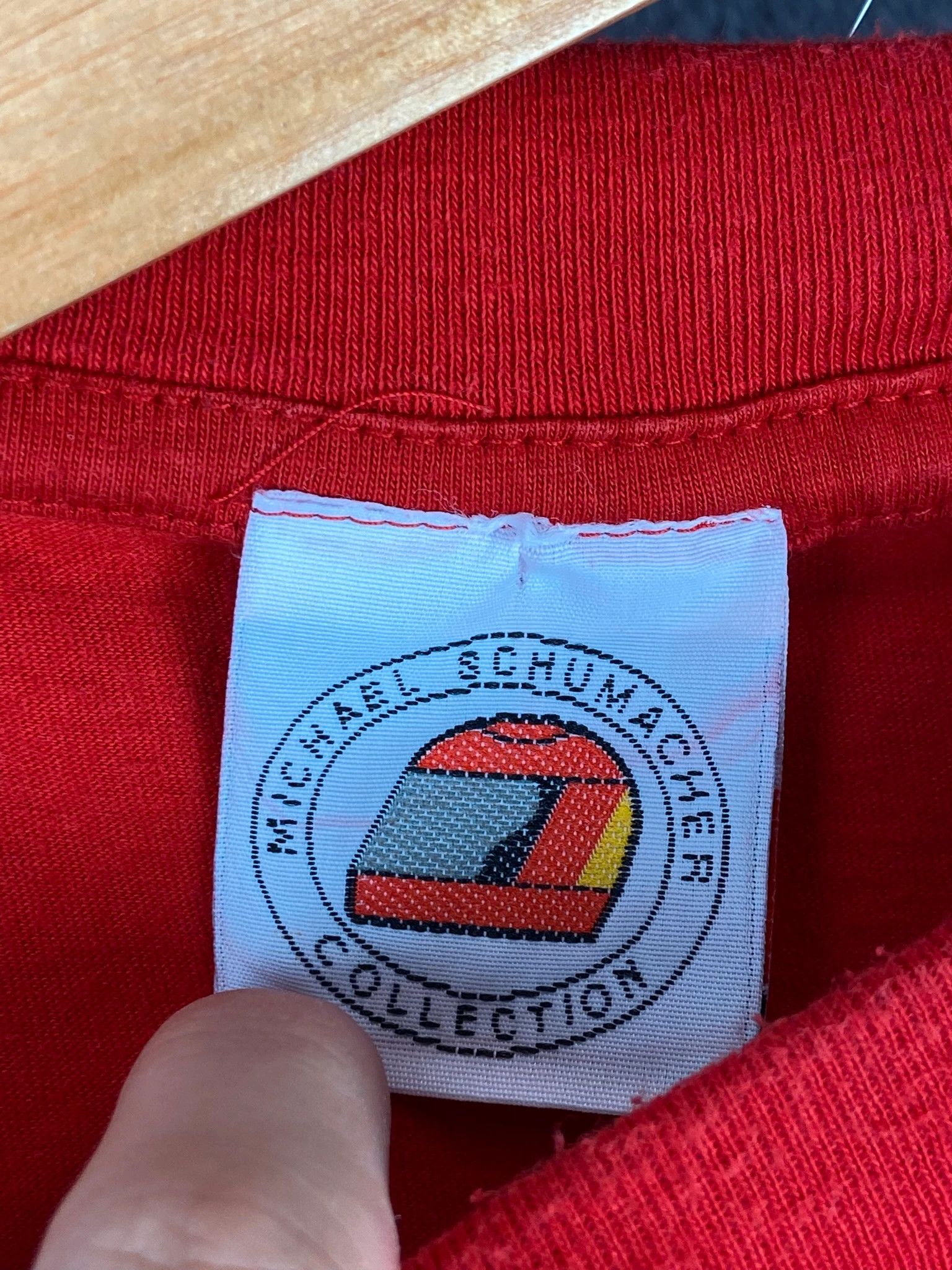 Other Michael Schumacher tee F1 racing Ferrari motorsport vintage Size US L / EU 52-54 / 3 - 4 Thumbnail