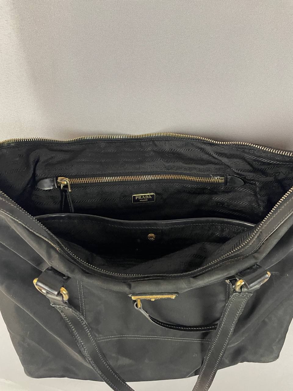 Prada Prada Nylon Black Bag Size ONE SIZE - 18 Thumbnail