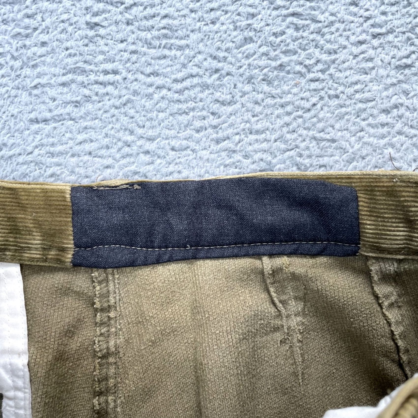 Vintage VINTAGE LL Bean Pants Womens 6R Green Corduroy Pleated Straight Leg Cotton Stretch Size 28" / US 6 / IT 42 - 4 Thumbnail