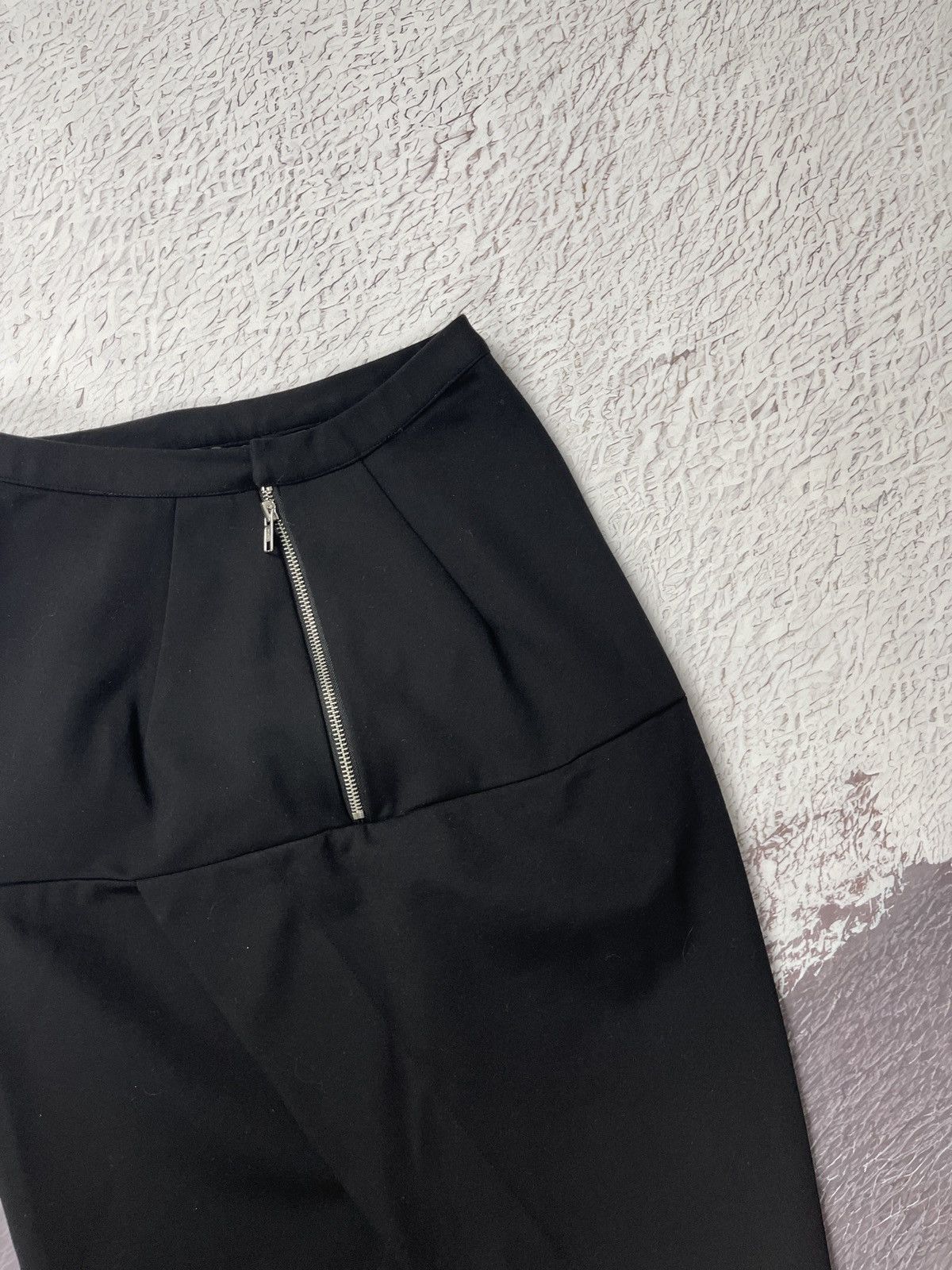 Rick Owens Rick Owens Faun S/S 15 black midi skirt zipper Size 27" / US 4 / IT 40 - 14 Thumbnail