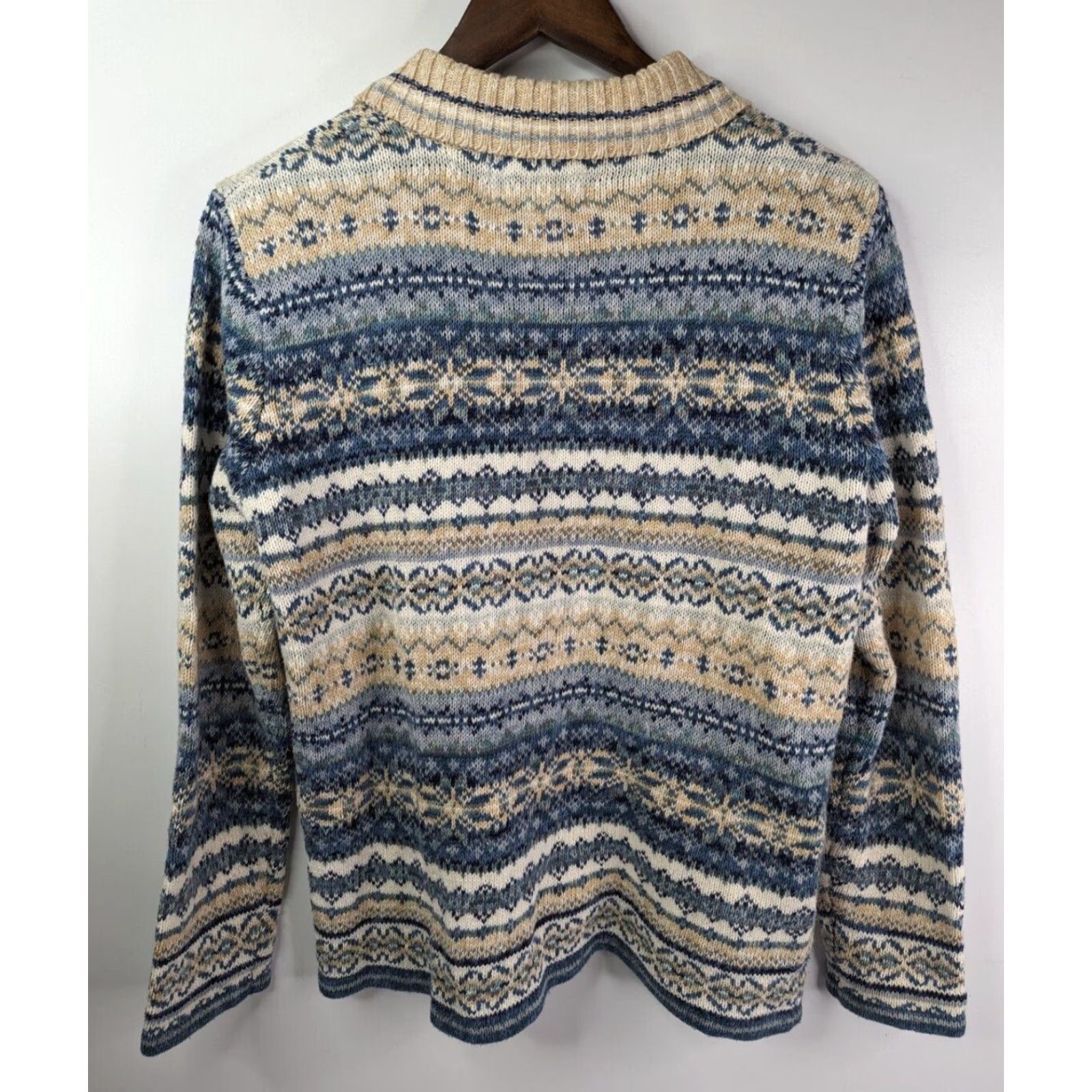 Vintage VTG Tiara International Full Zip Cardigan Sweater Jacket Fair Isle Size Small Size S / US 4 / IT 40 - 5 Thumbnail