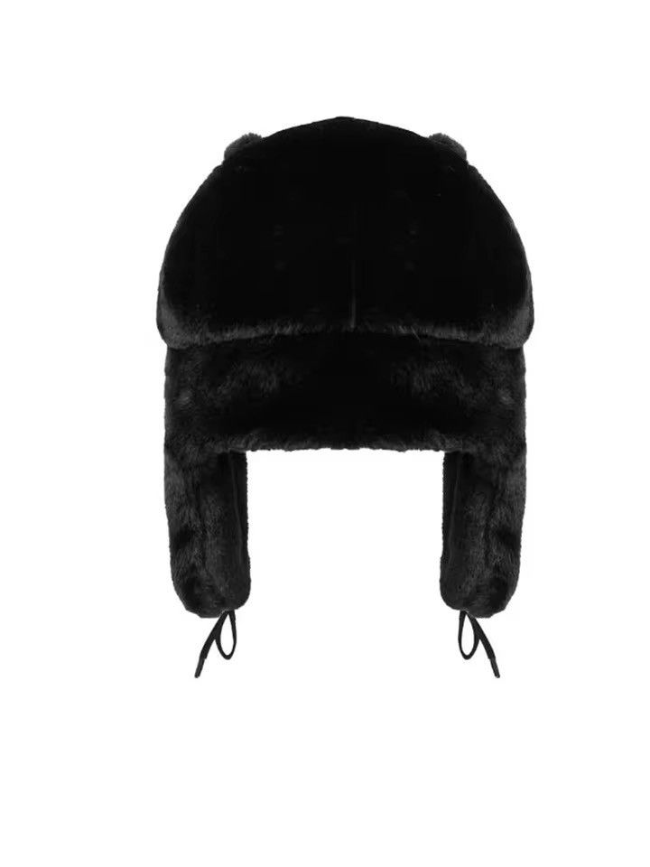 Other Ushanka Hat Black White Panda Size ONE SIZE - 4 Thumbnail