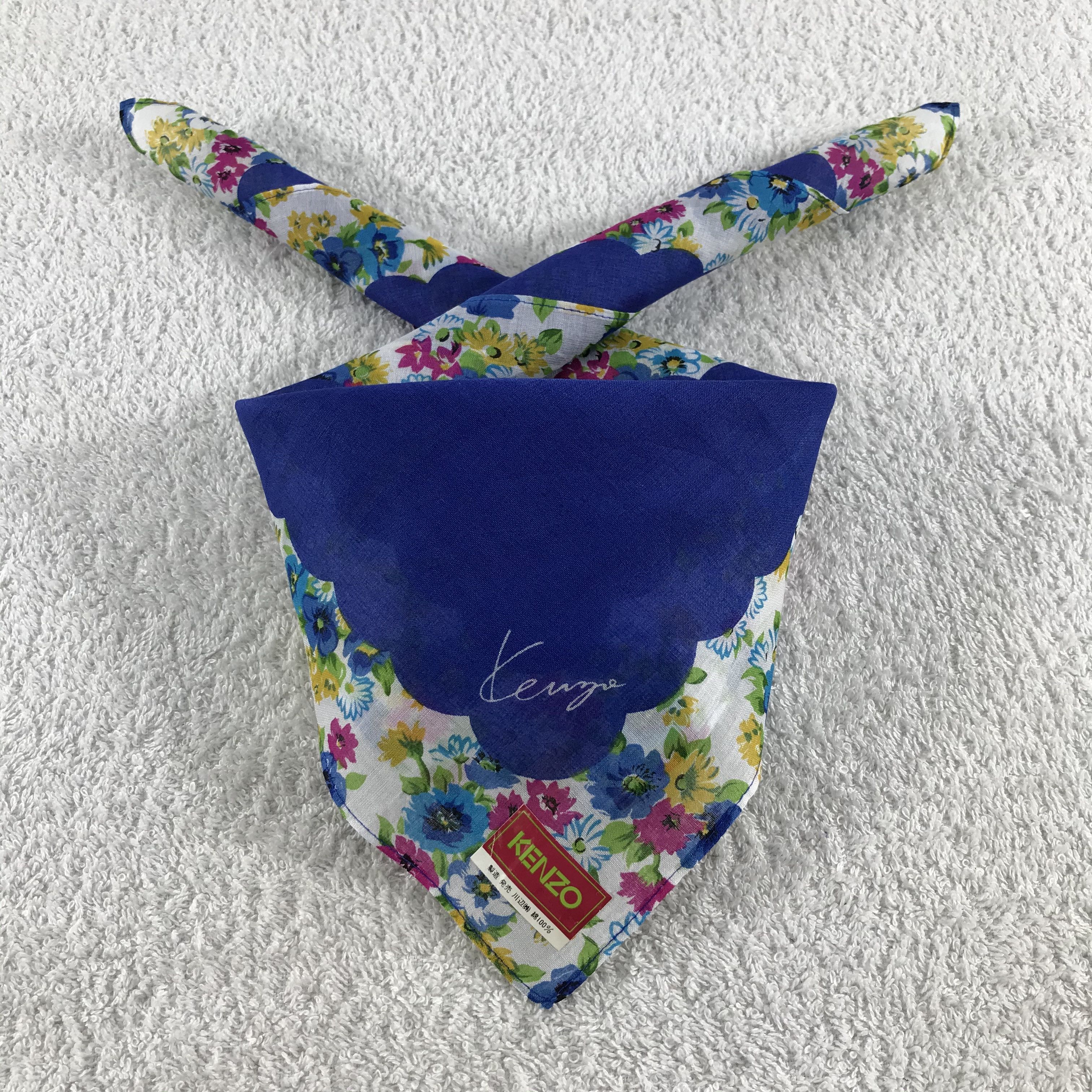Kenzo × Vintage Kenzo Bandana / Handkerchief / Neckerchief - S209 Size ONE SIZE - 3 Thumbnail