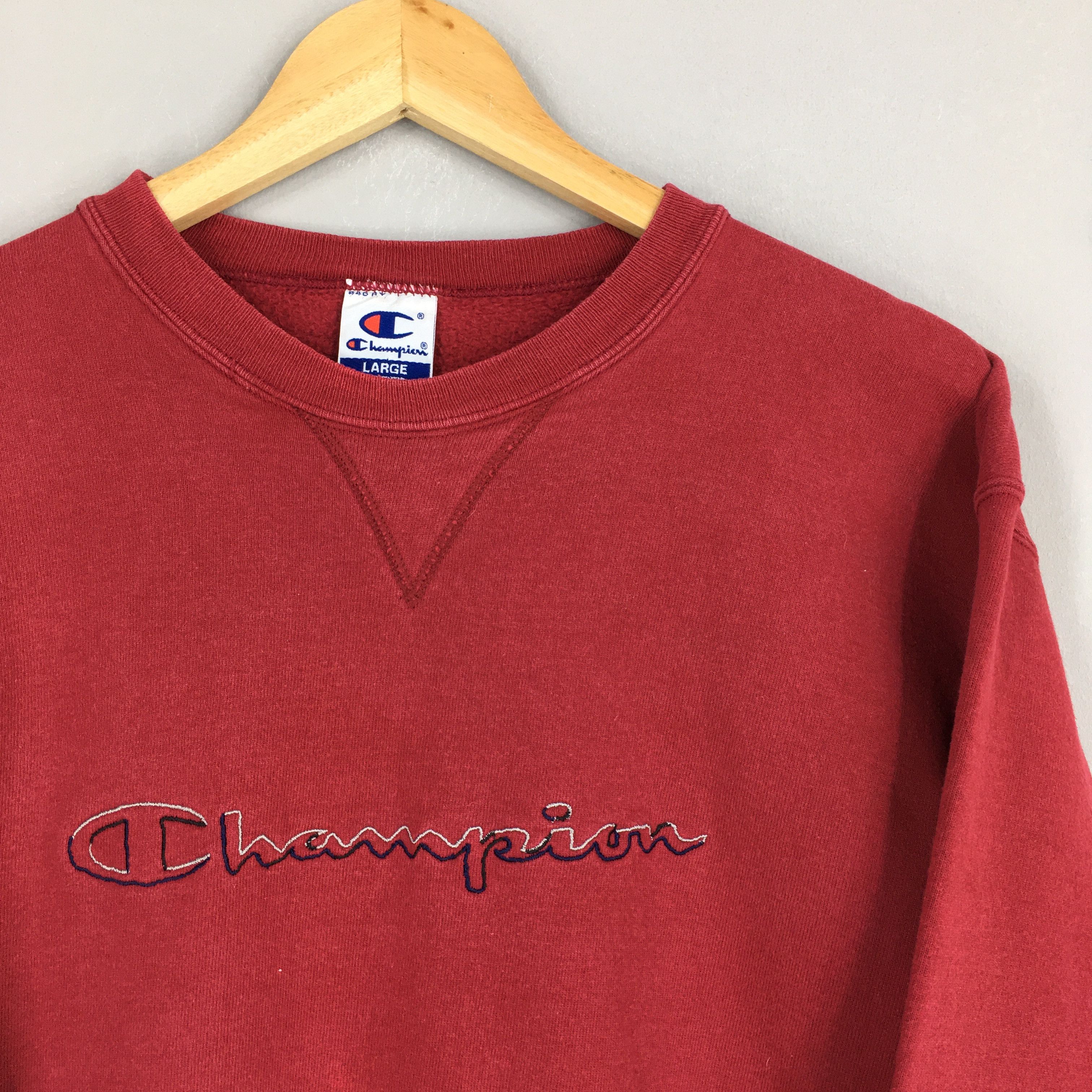 Champion Vintage Champion Sports Red Sweatshirt Large Size US L / EU 52-54 / 3 - 2 Thumbnail