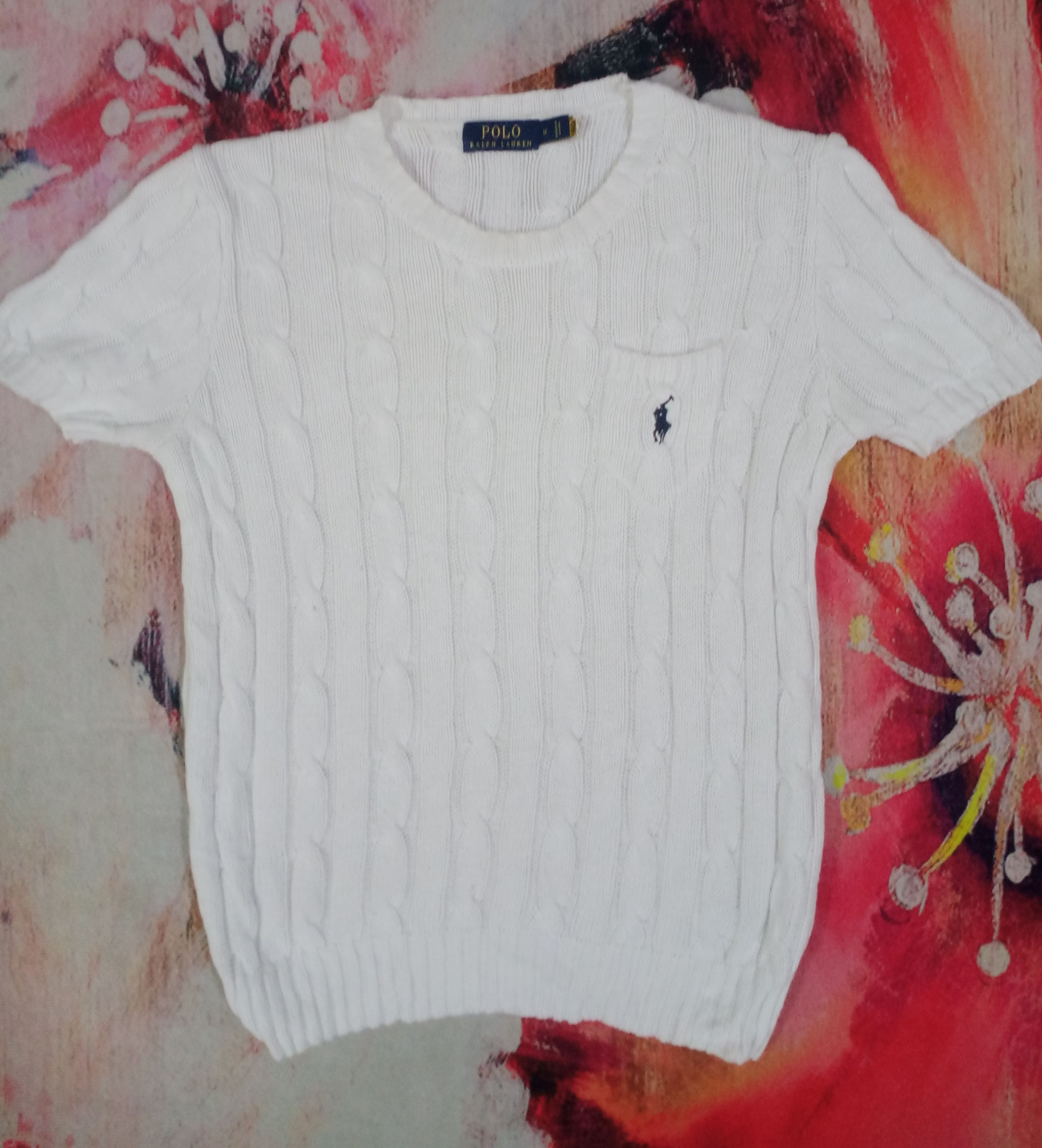 Polo Ralph Lauren Rare 2 Polo Ralph Lauren Knitwear Short Sleeve Size US M / EU 48-50 / 2 - 2 Thumbnail