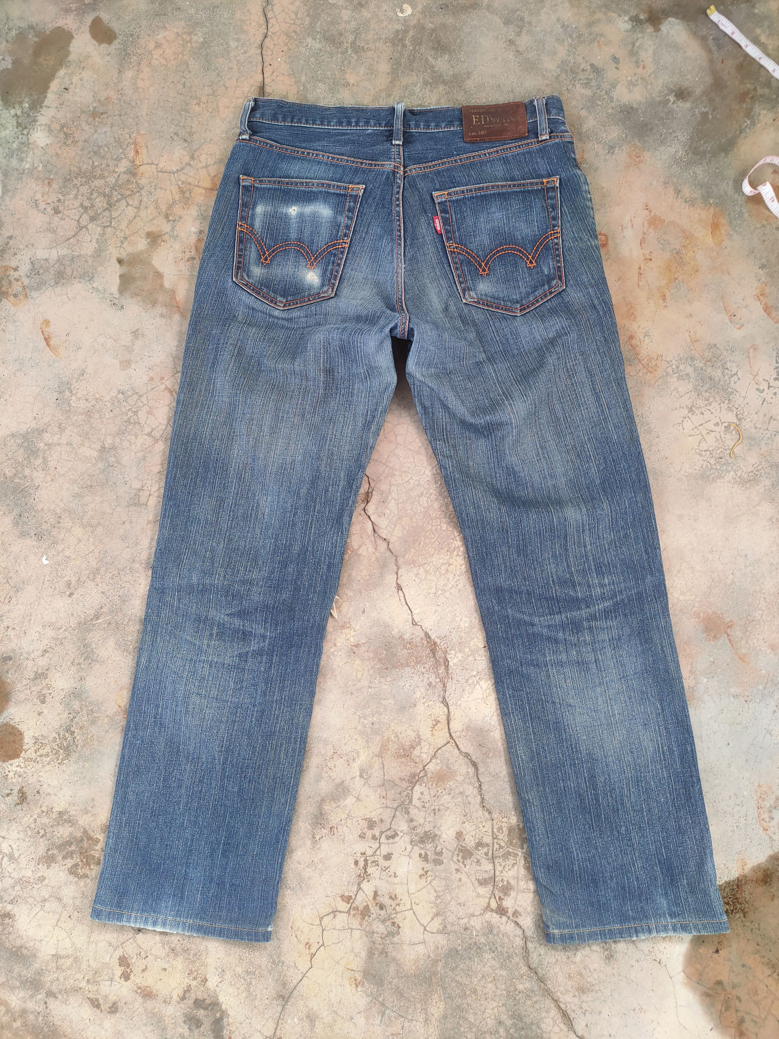 Edwin W34 VINTAGE EDWIN FADED DISTRESSED JEANS DENIM PANTS Size US 34 / EU 50 - 8 Thumbnail