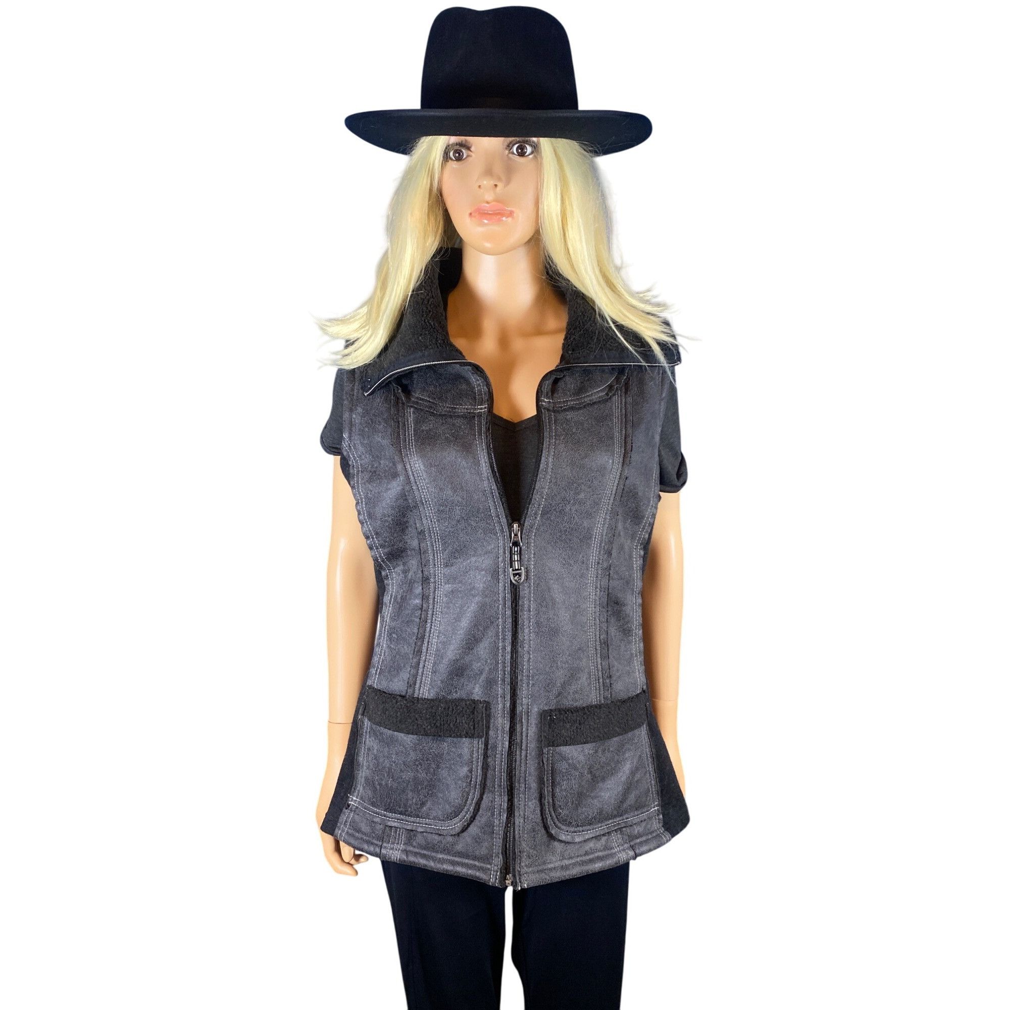 Kuhl NWT KUHL Women's Medium Raven Gray Black Dani Sherpa Vest It Size M / US 6-8 / IT 42-44 - 4 Thumbnail
