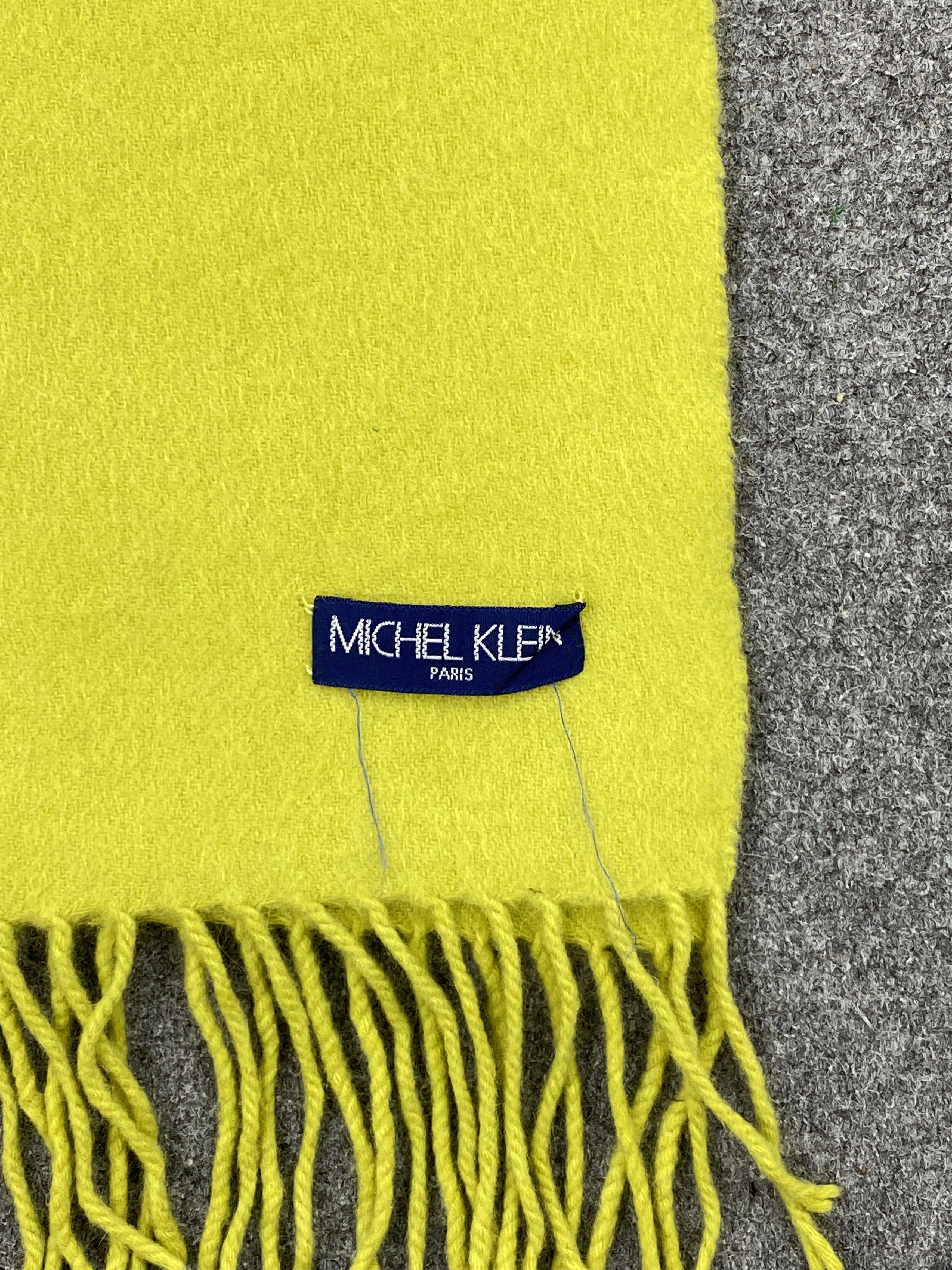 Michel Klein Michel Klein Paris Cashmere Scarf Muffler Neckwear - SC0013 Size ONE SIZE - 3 Thumbnail