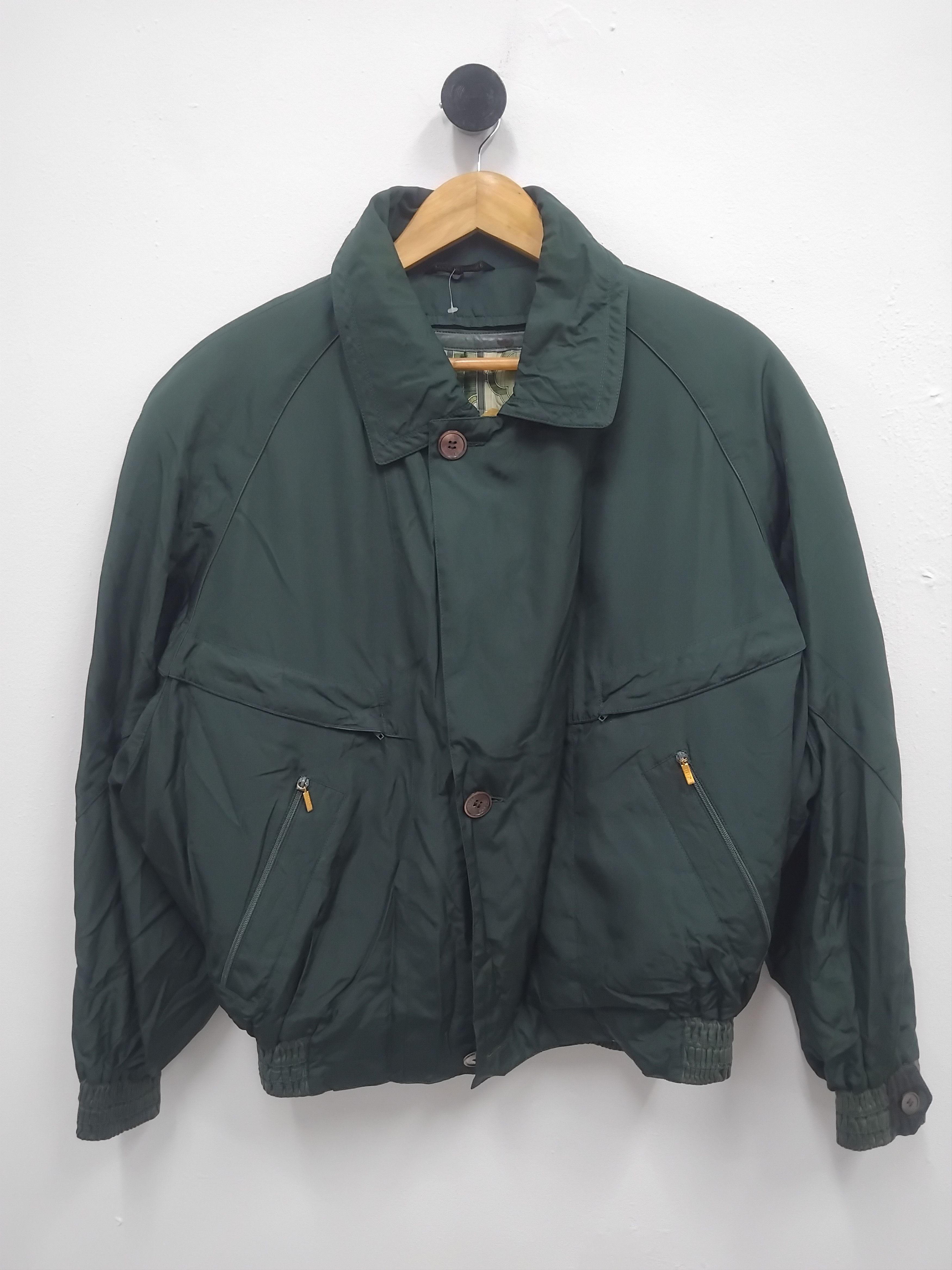 Zilli 🔥Zilli 100% silk green colour jacket Size US M / EU 48-50 / 2 - 1 Thumbnail