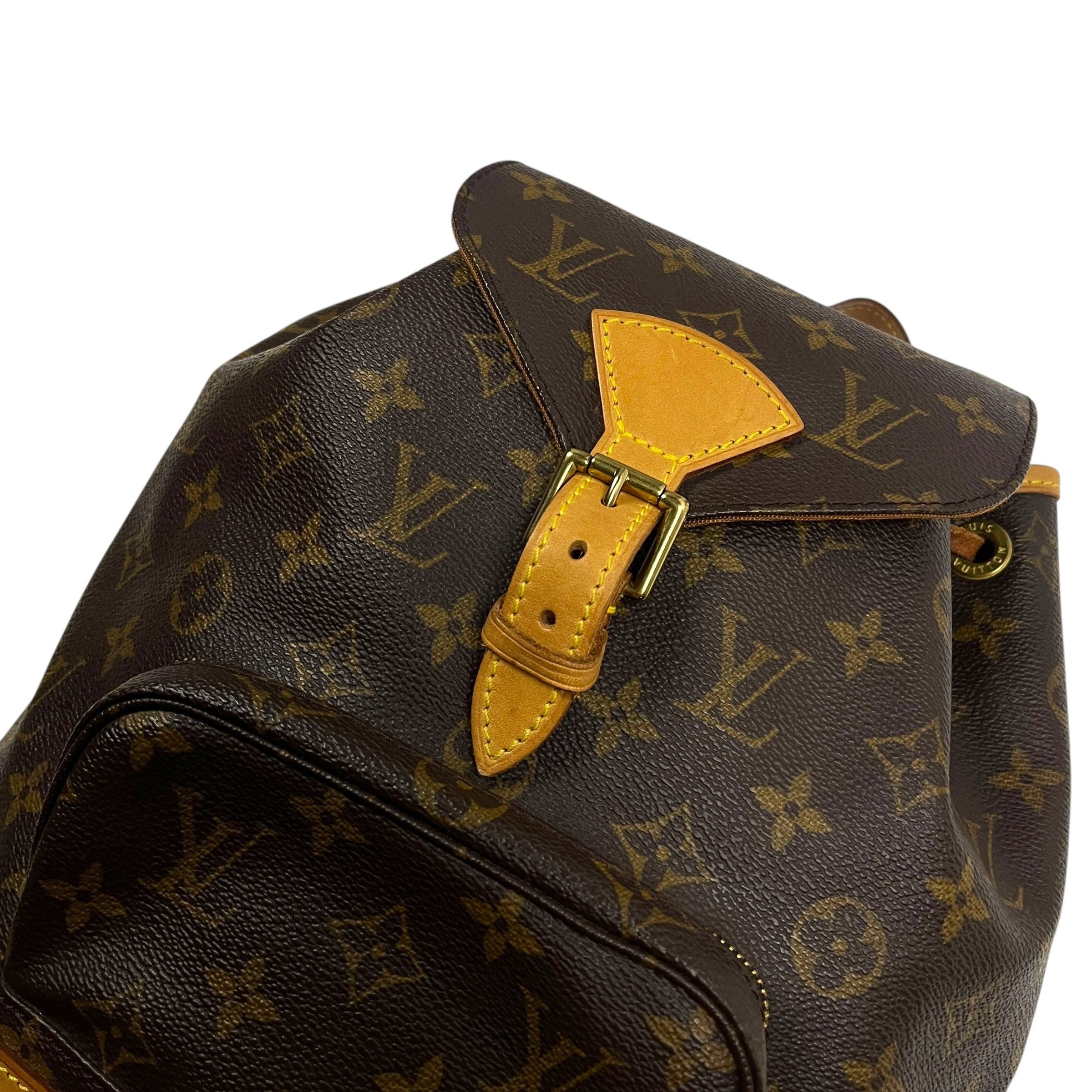 Louis Vuitton 2000 Louis Vuitton Montsouris PM Monogram Backpack - O/S Size ONE SIZE - 5 Thumbnail