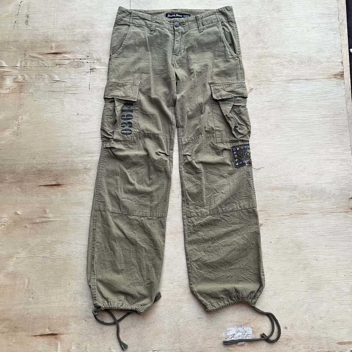 Japanese Brand SNATCH JEANS #03614 VINTAGE CARGO Y2K like GOA JAPAN Size 30" / US 8 / IT 44 - 1 Thumbnail