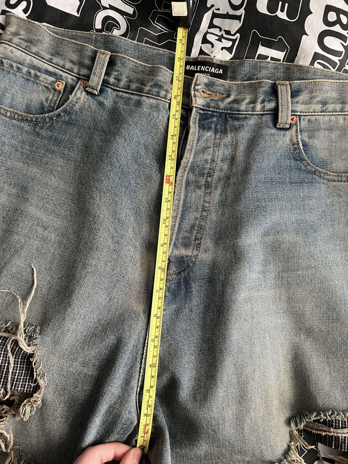 Balenciaga Balenciaga aw21 destroyed boxer jeans Size US 34 / EU 50 - 13 Thumbnail