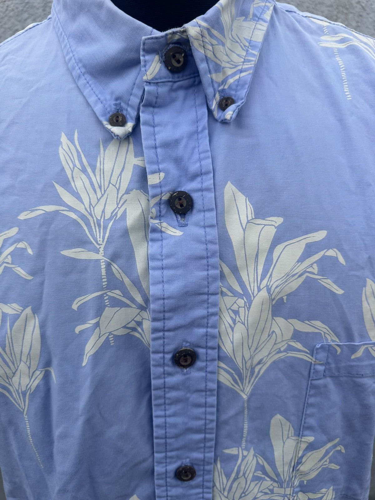 Other PreOwned Sig Zane Powder Blue/ White Hawaiian Print Men's M Size US M / EU 48-50 / 2 - 3 Thumbnail