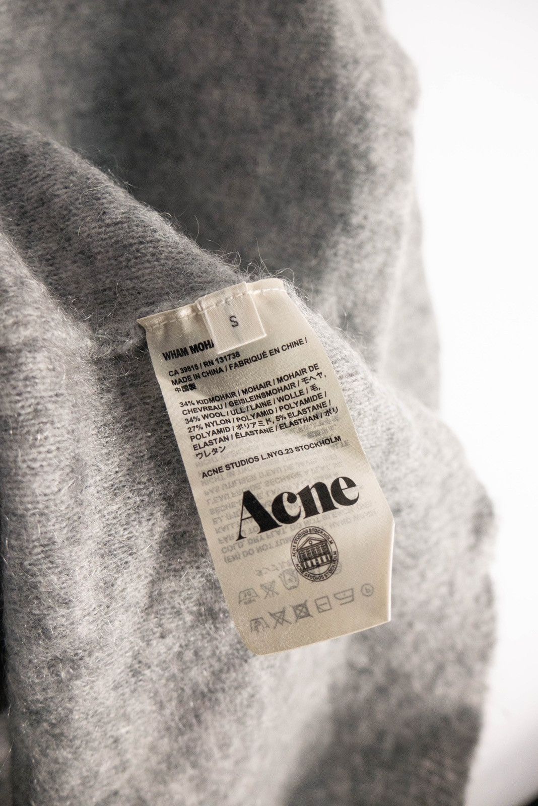 Acne Studios × Vintage Wham Moher sweaters Acne Studios grey Size S / US 4 / IT 40 - 8 Thumbnail
