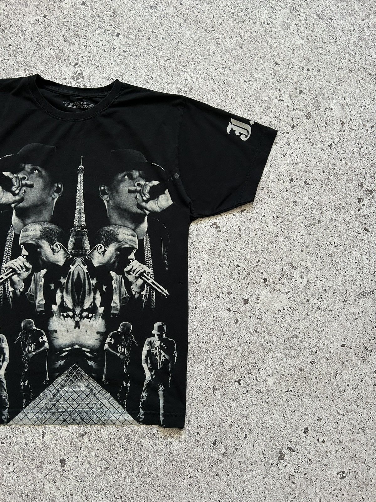 Jay-Z × Kanye West Vintage Kanye West x Jay Z Watch The Throne Europe Tee Size US L / EU 52-54 / 3 - 5 Thumbnail