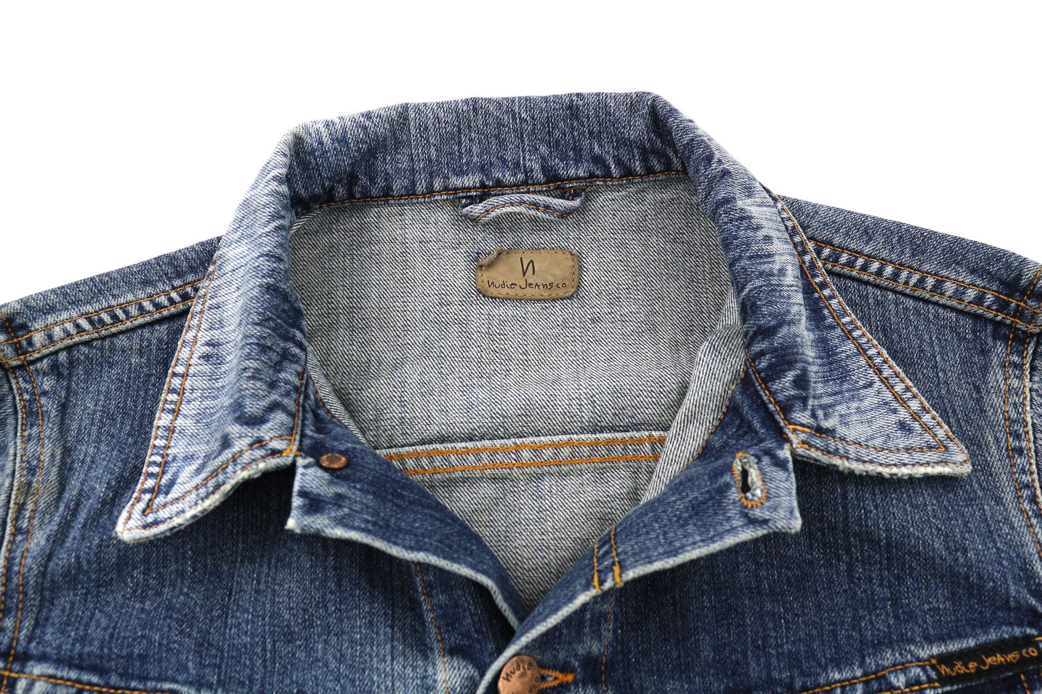 Nudie Jeans BILLY S Crunch Blue Washed Denim Jacket 81068 Size US S / EU 44-46 / 1 - 4 Thumbnail
