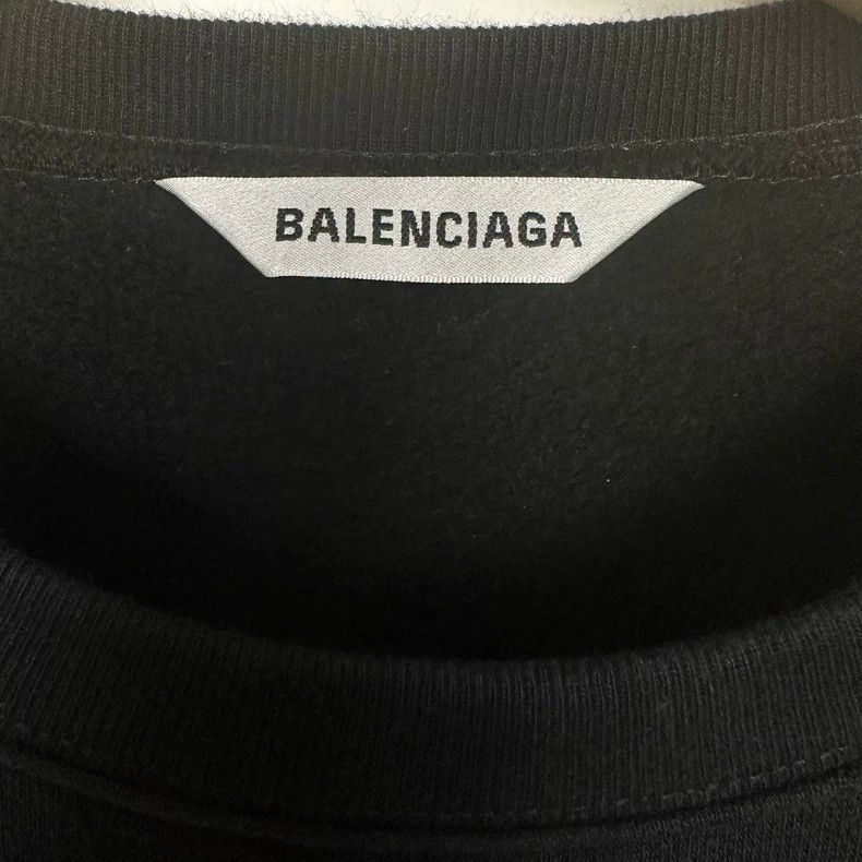Balenciaga Balenciaga FW20 Sponsor embroidered logo crew neck pullover Size US M / EU 48-50 / 2 - 5 Thumbnail