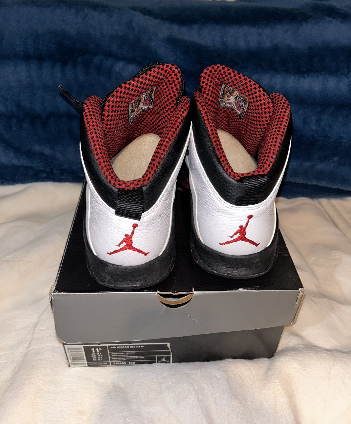 Jordan Brand Air Jordan Retro 10 Chicago Size 11.5 (2012) Size US 11.5 / EU 44-45 - 4 Thumbnail