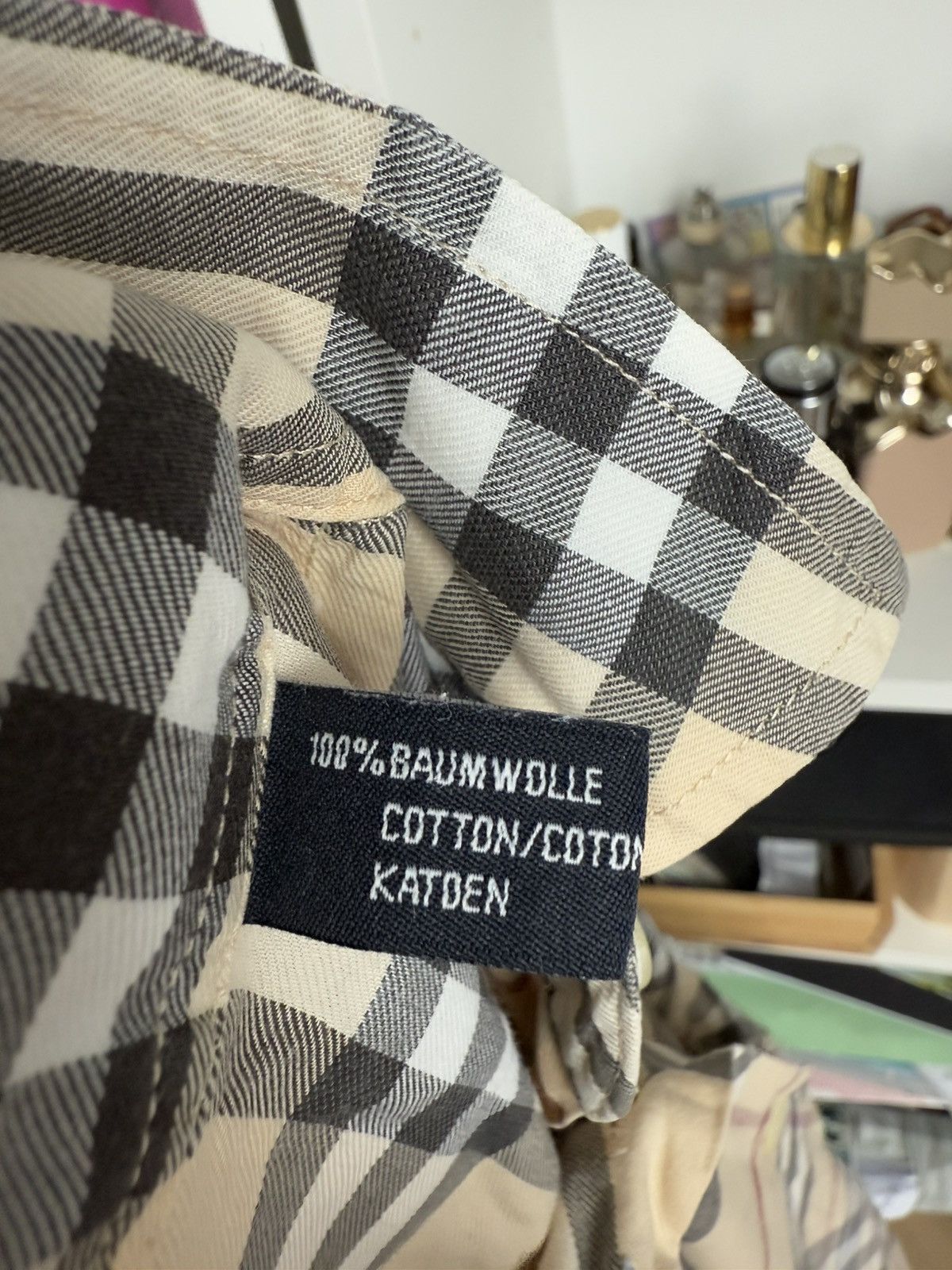 Burberry × Designer × Vintage Burberry Nova check cotton shirt S old money designer tartan Size S / US 4 / IT 40 - 5 Thumbnail