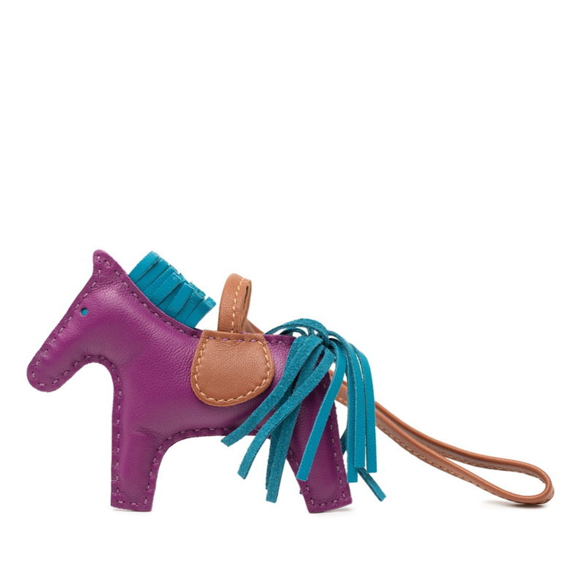Hermes Hermes Rodeo PM Charm Accessory Bag Purple Blue Agneau Milo Women's HERMES Size ONE SIZE - 1 Thumbnail