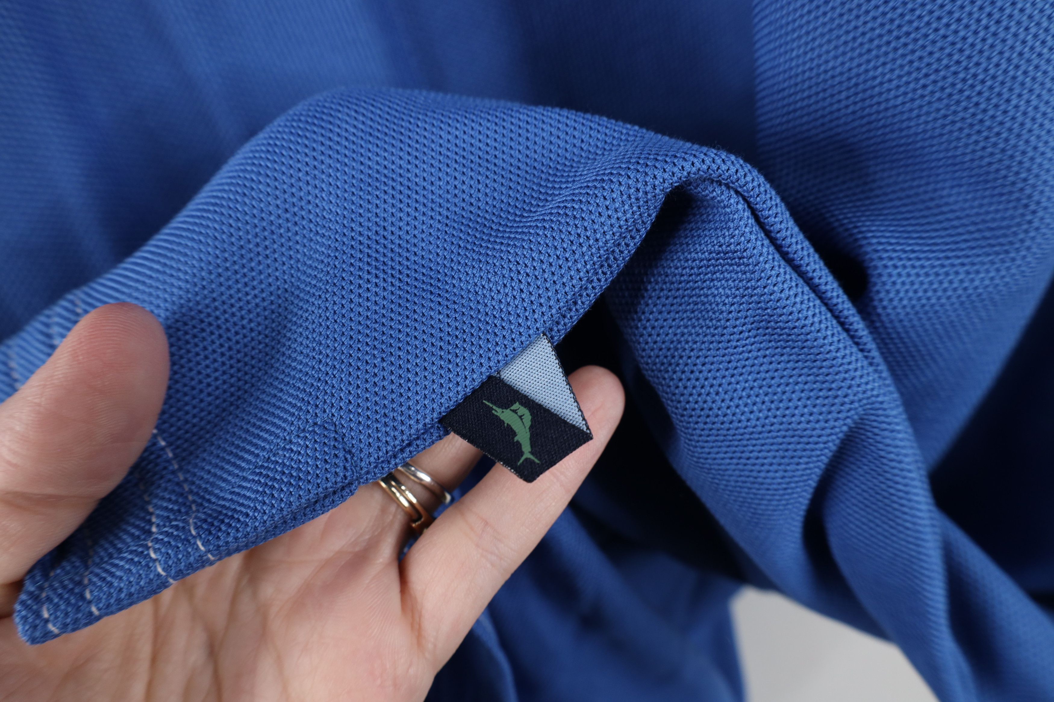 Tommy Bahama Tommy Baham Thermal Knit Collared Golf Polo Shirt Blue Size US XXL / EU 58 / 5 - 5 Thumbnail