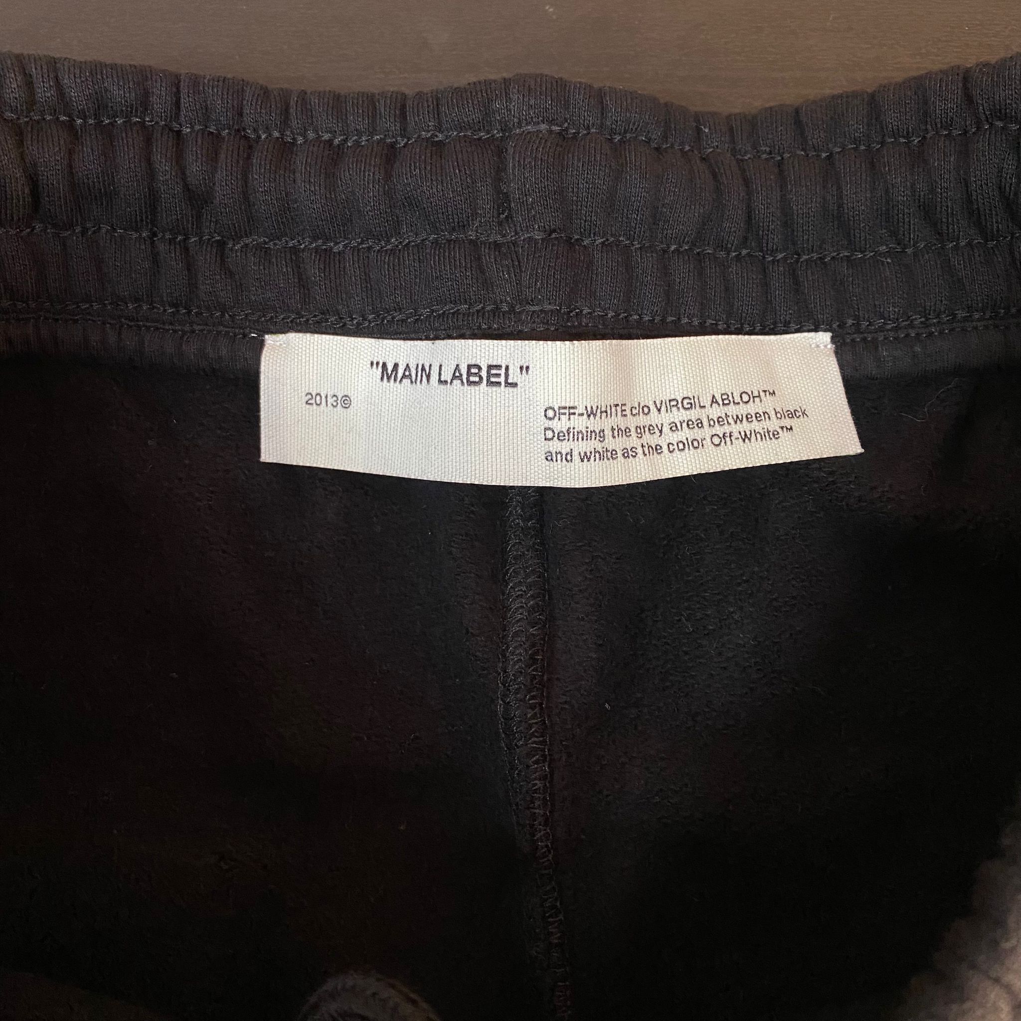 Off-White Black Plain Sweatpants Size US 34 / EU 50 - 2 Thumbnail